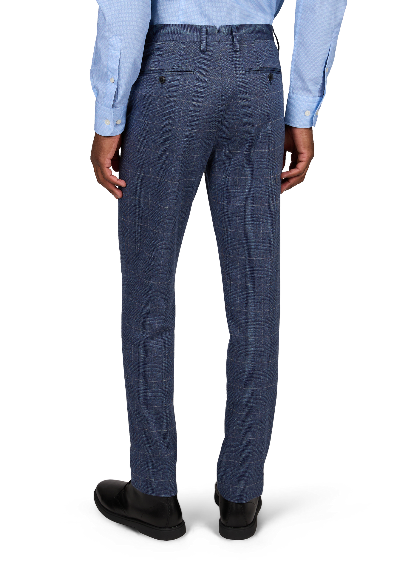 Slim-fit cotton trousers HACKETT Blue