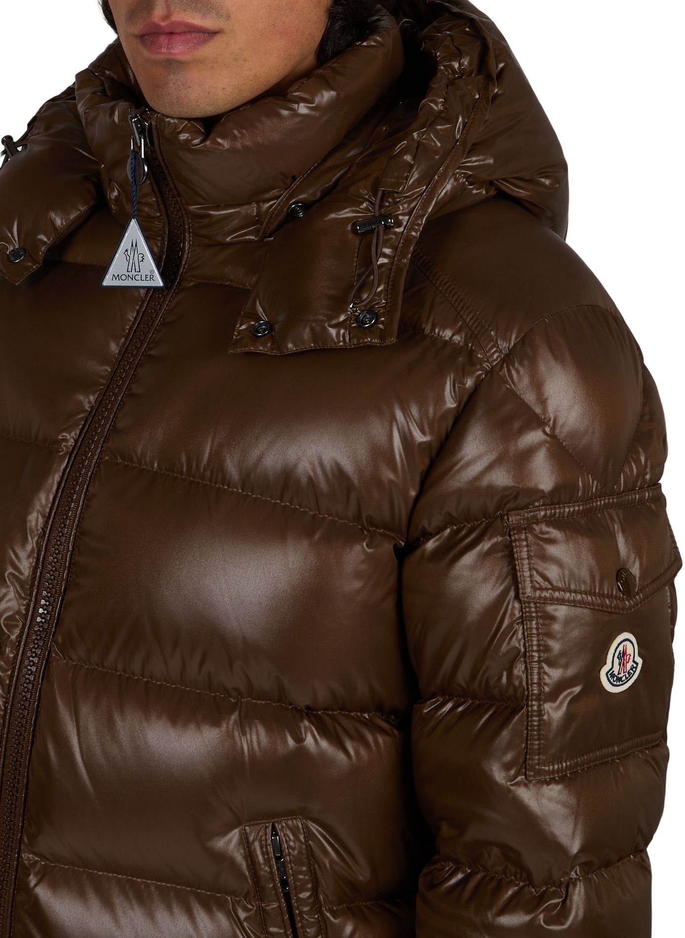 Rechte bodywarmer Maya zonder mouwen MONCLER Beige