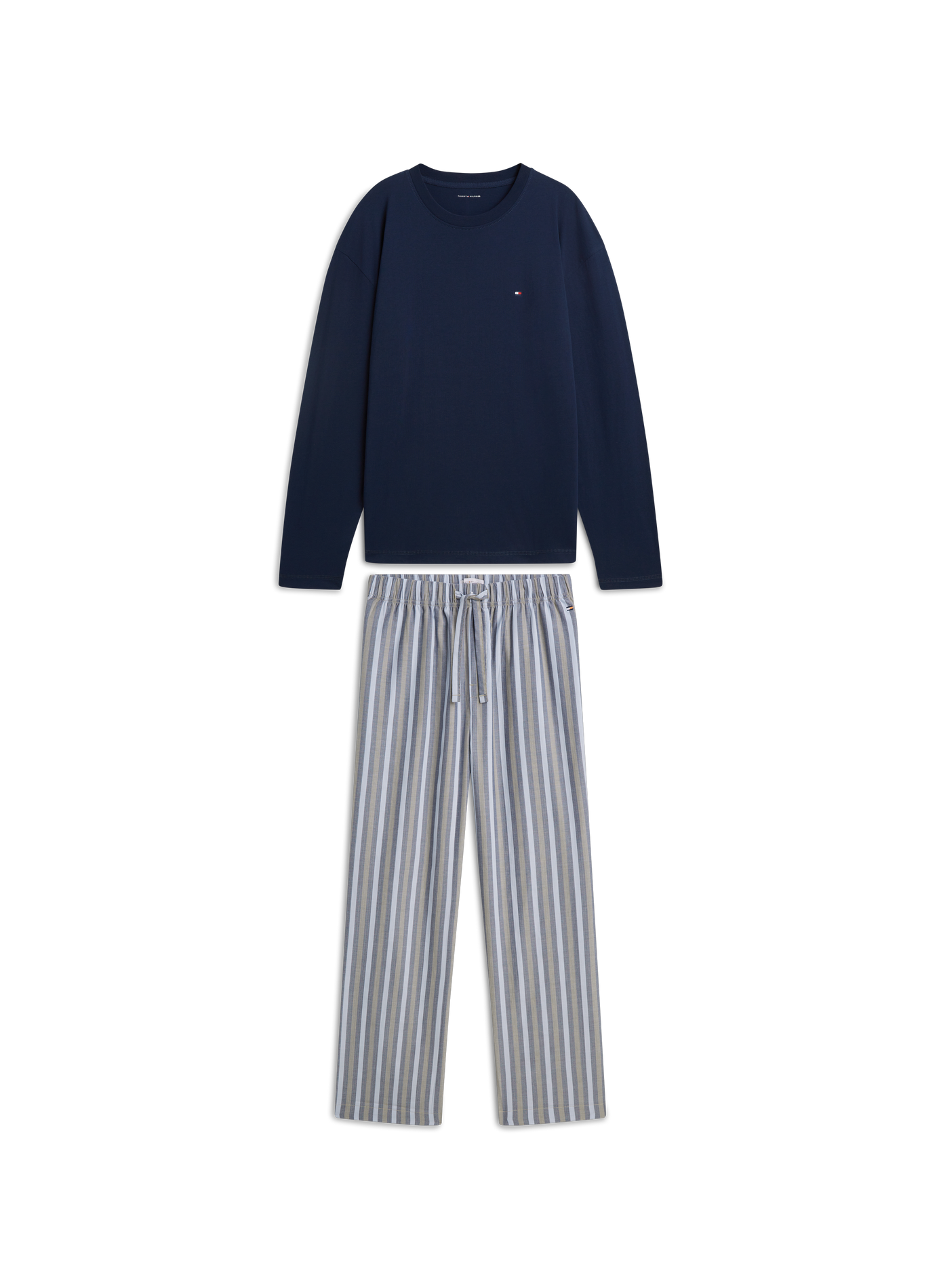 Ensemble de pyjama en coton  TOMMY HILFIGER Bleu