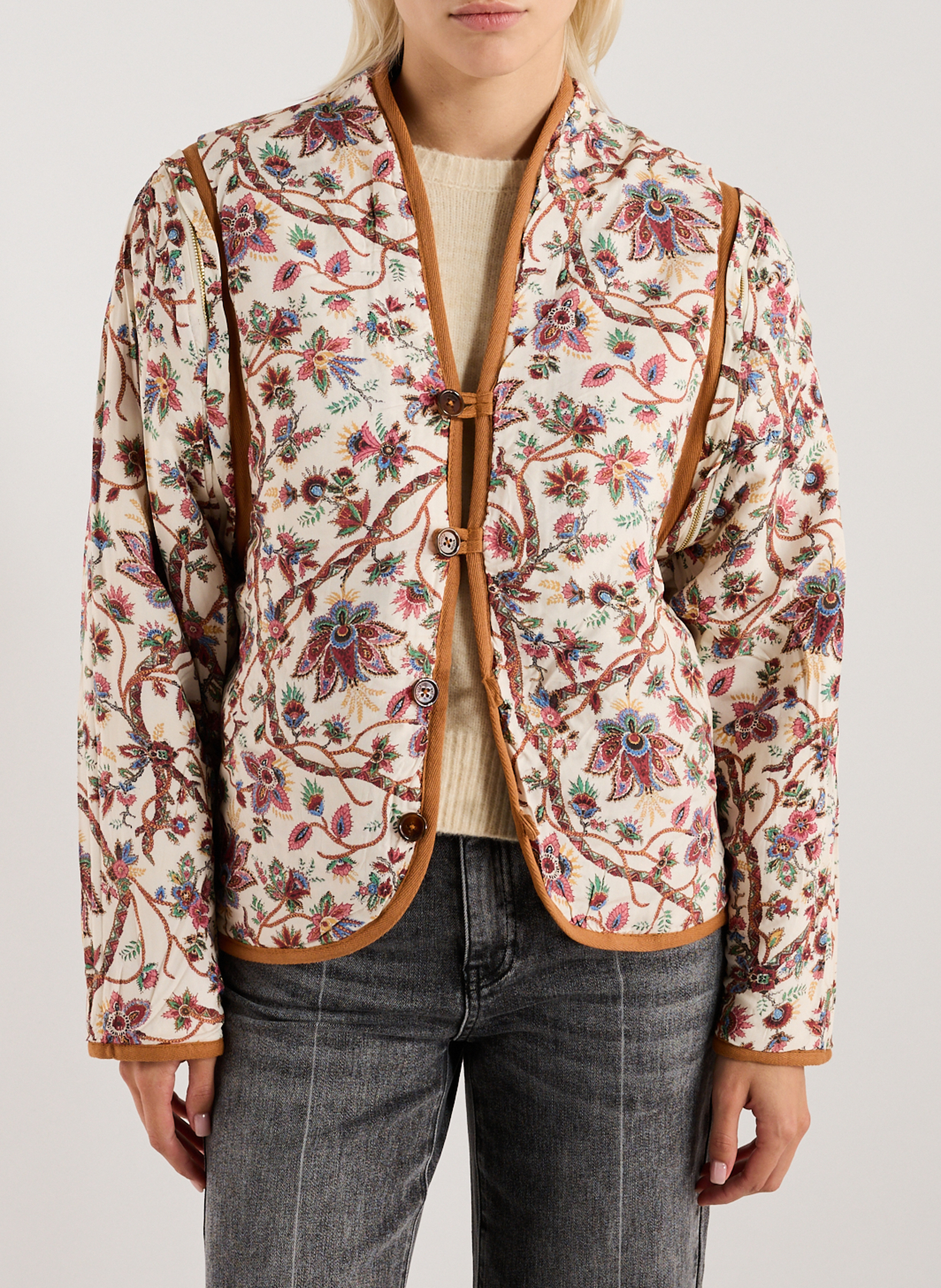 Omkeerbare bloemenprint jas LOUISE MISHA Veelkleurig