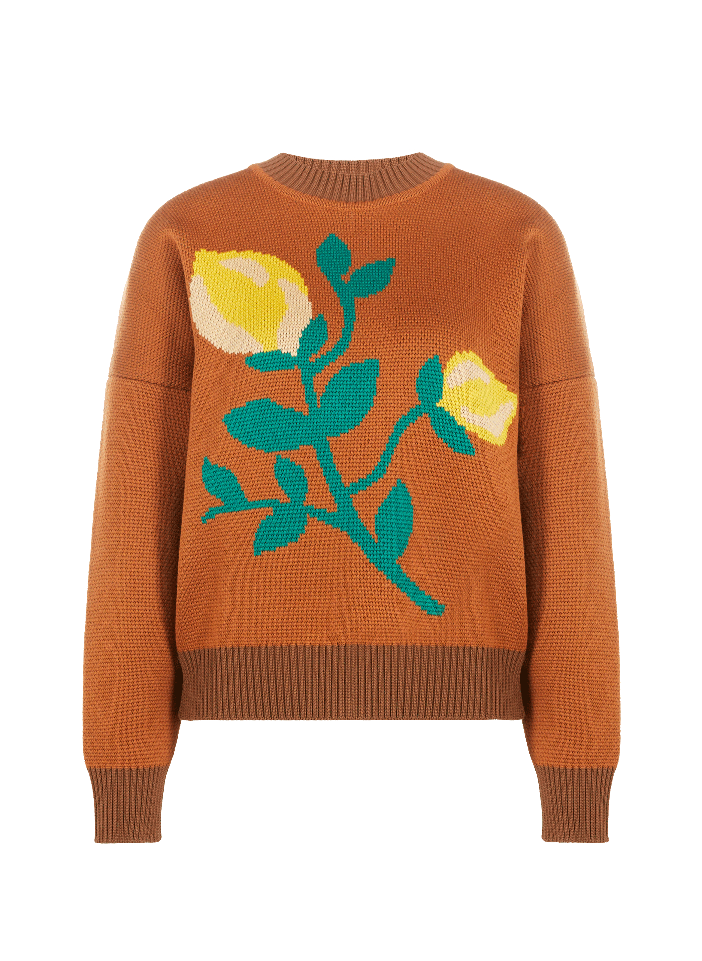 Pull à motif en laine