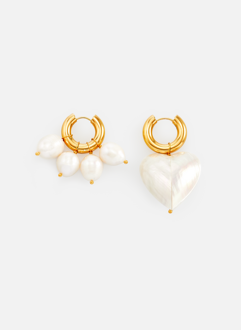 Mismatched earrings WhiteTIMELESS PEARLY 