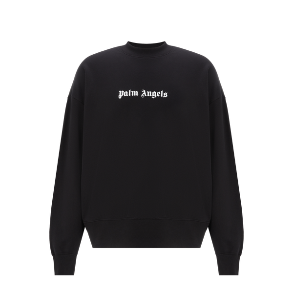 Palm Angels Plain Sweatshirt In Neutral