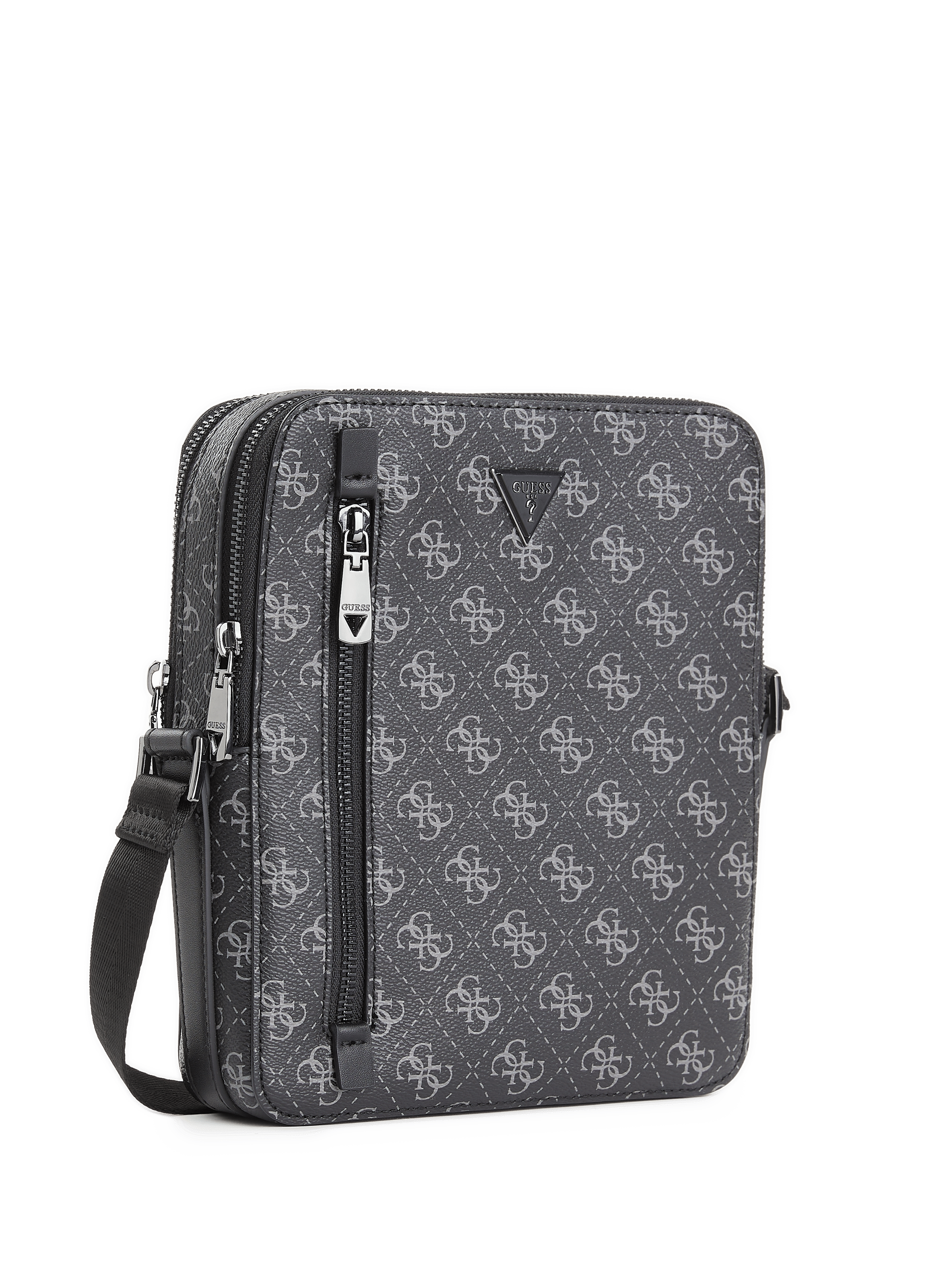 Logotype shoulder bag GUESS Black