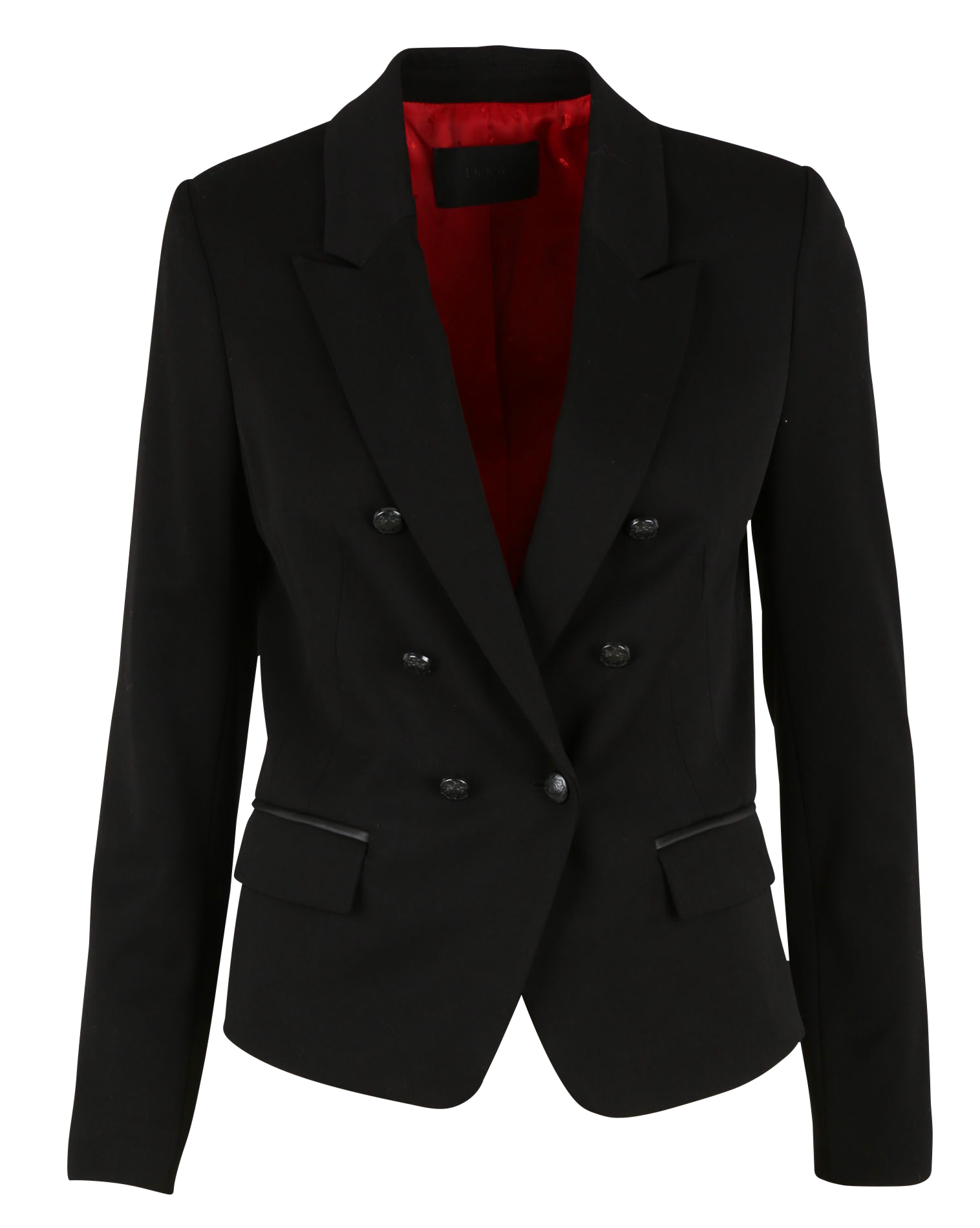 Veste croisée double boutonnage IKKS Noir