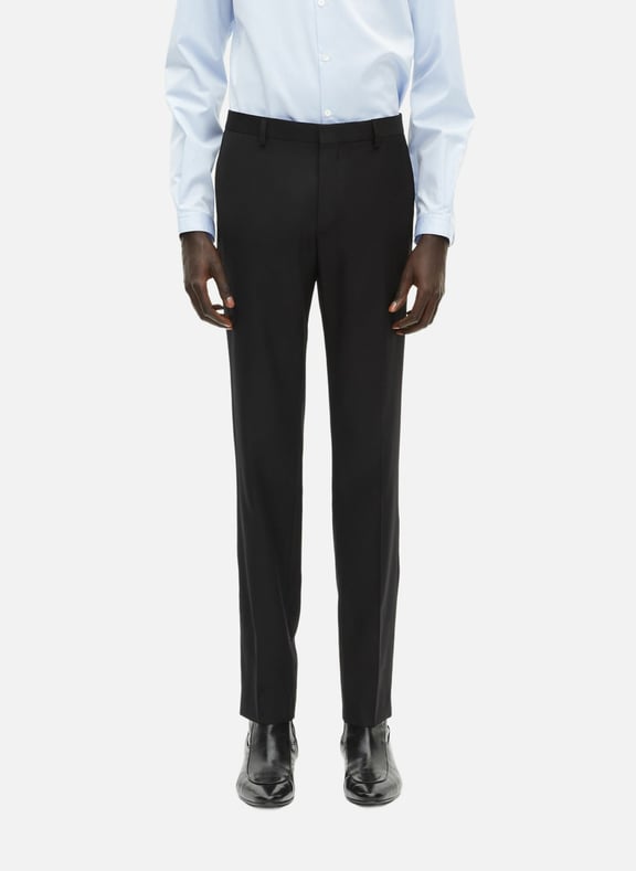 Pantalon de costume en laine coupe ajustée Noir by THE KOOPLES THE KOOPLES Pantalon de costume en laine coupe ajustée Noir