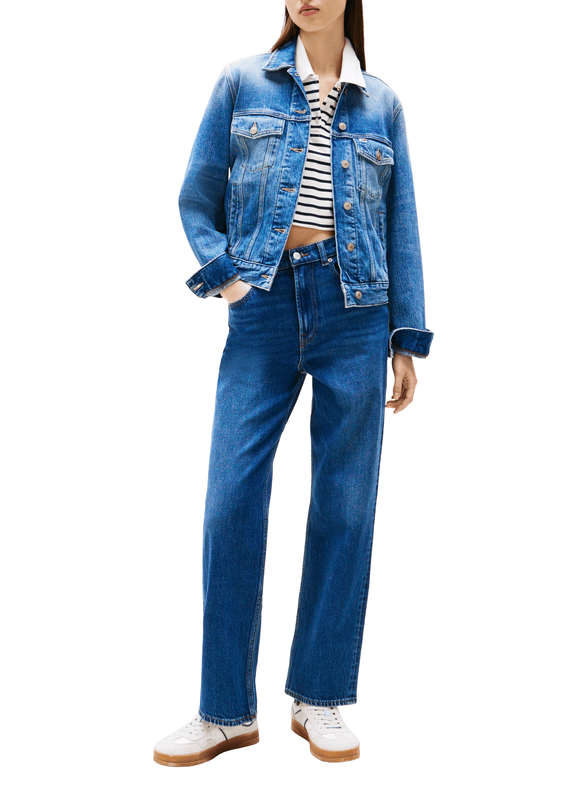 Jean droit TOMMY HILFIGER Bleu