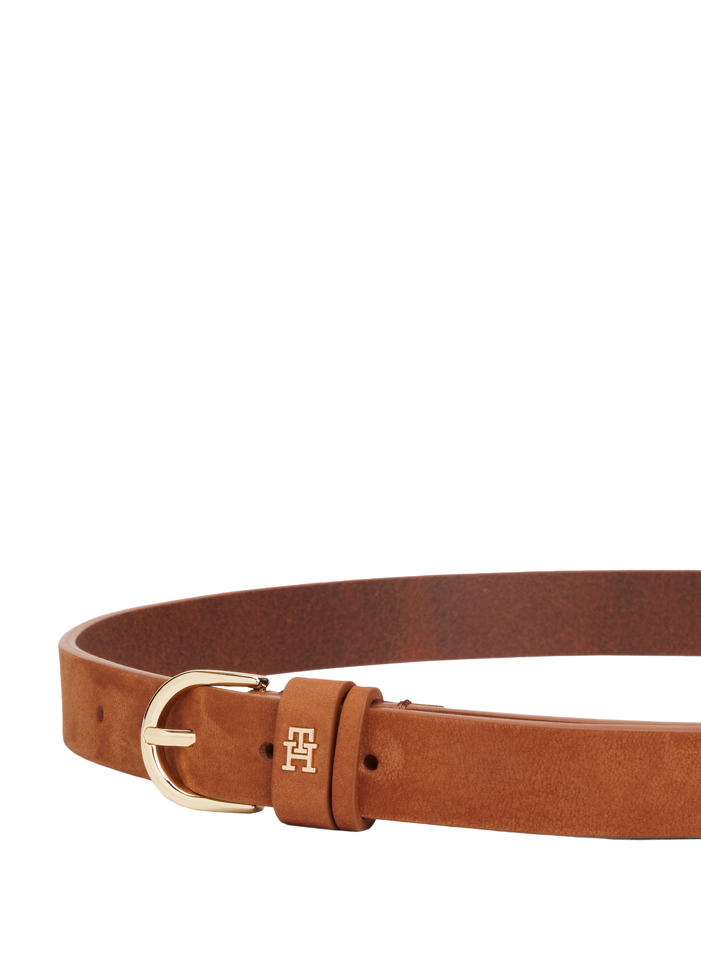 Ceinture en cuir suédé TOMMY HILFIGER Marron