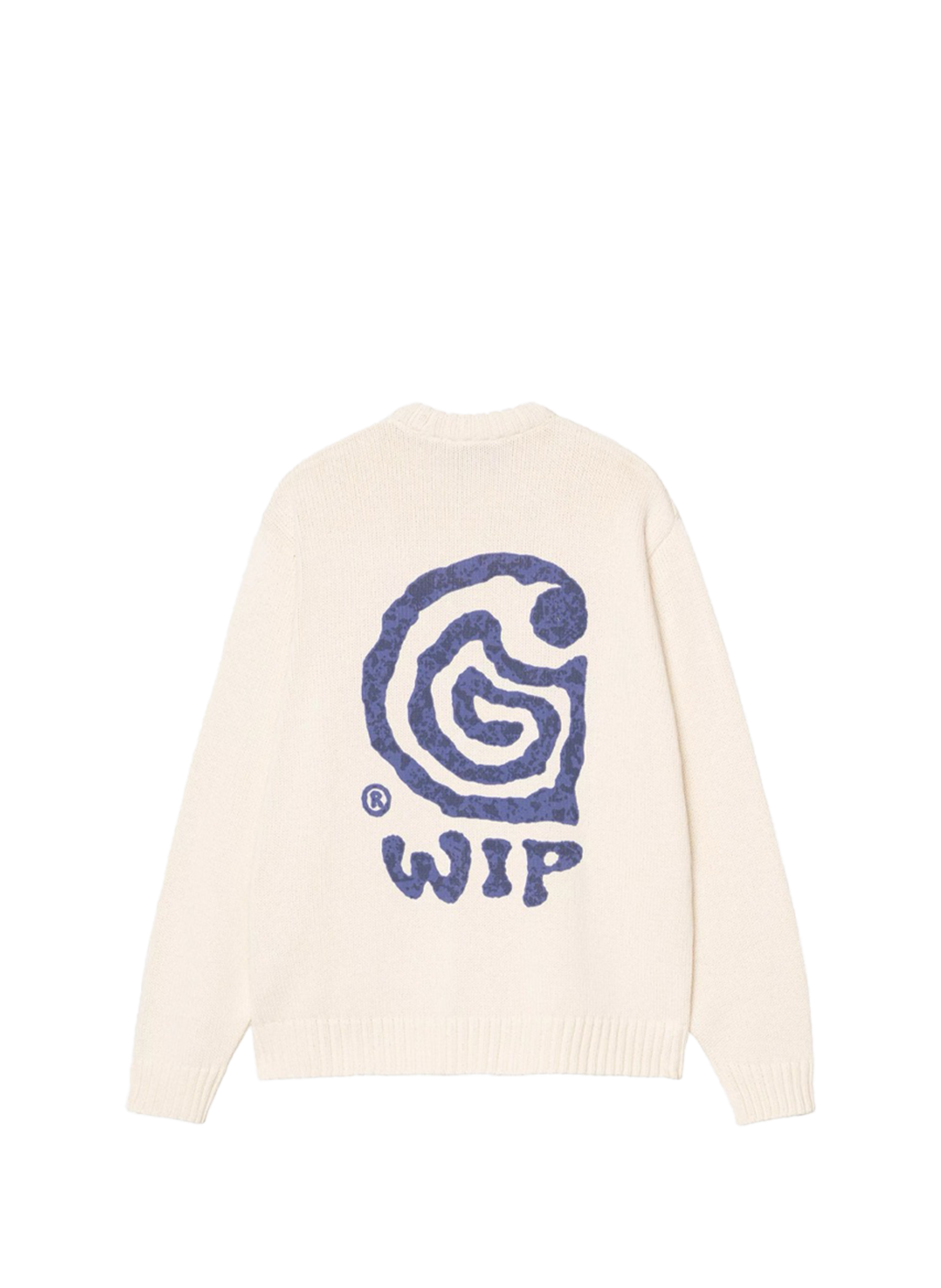 Pull col rond en coton mélangé CARHARTT WIP Beige