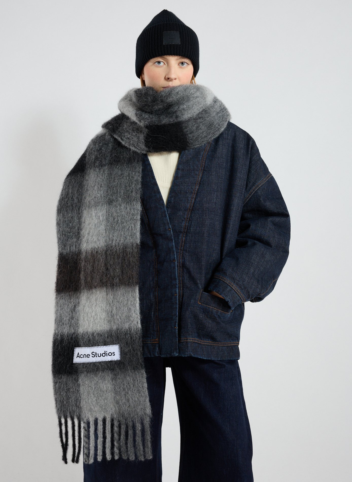Check Scarf ACNE STUDIOS Multicolour