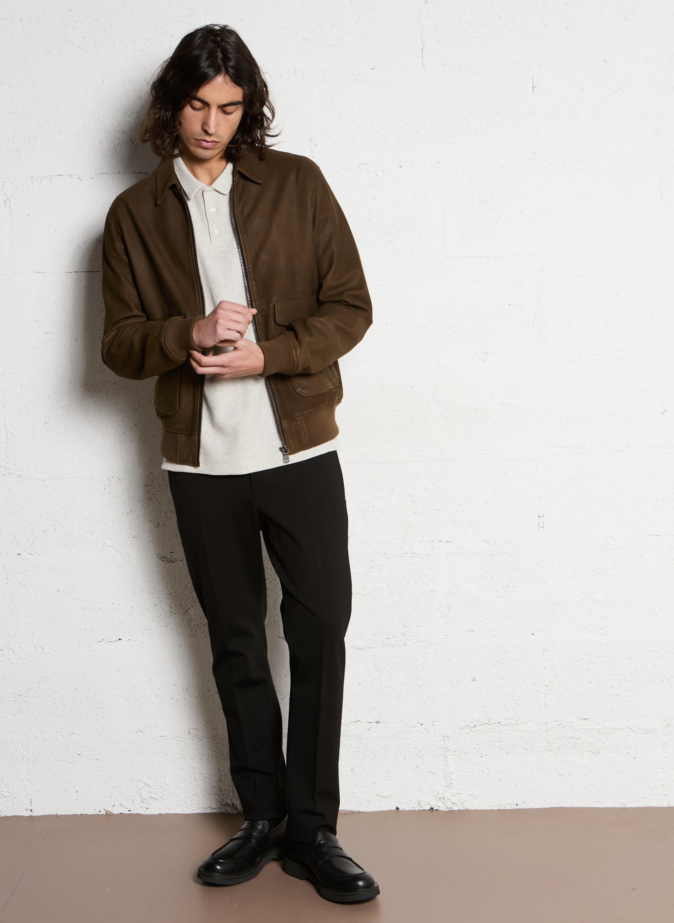 Pantalon de tailleur slim IKKS Noir