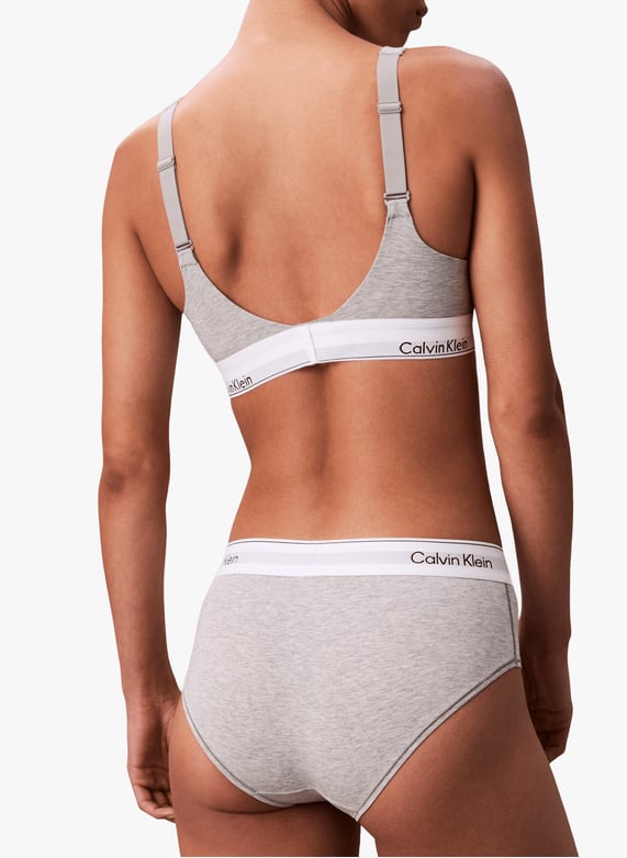Brassière en coton mélangé | Gris by CALVIN KLEIN Brassière en coton mélangé Gris