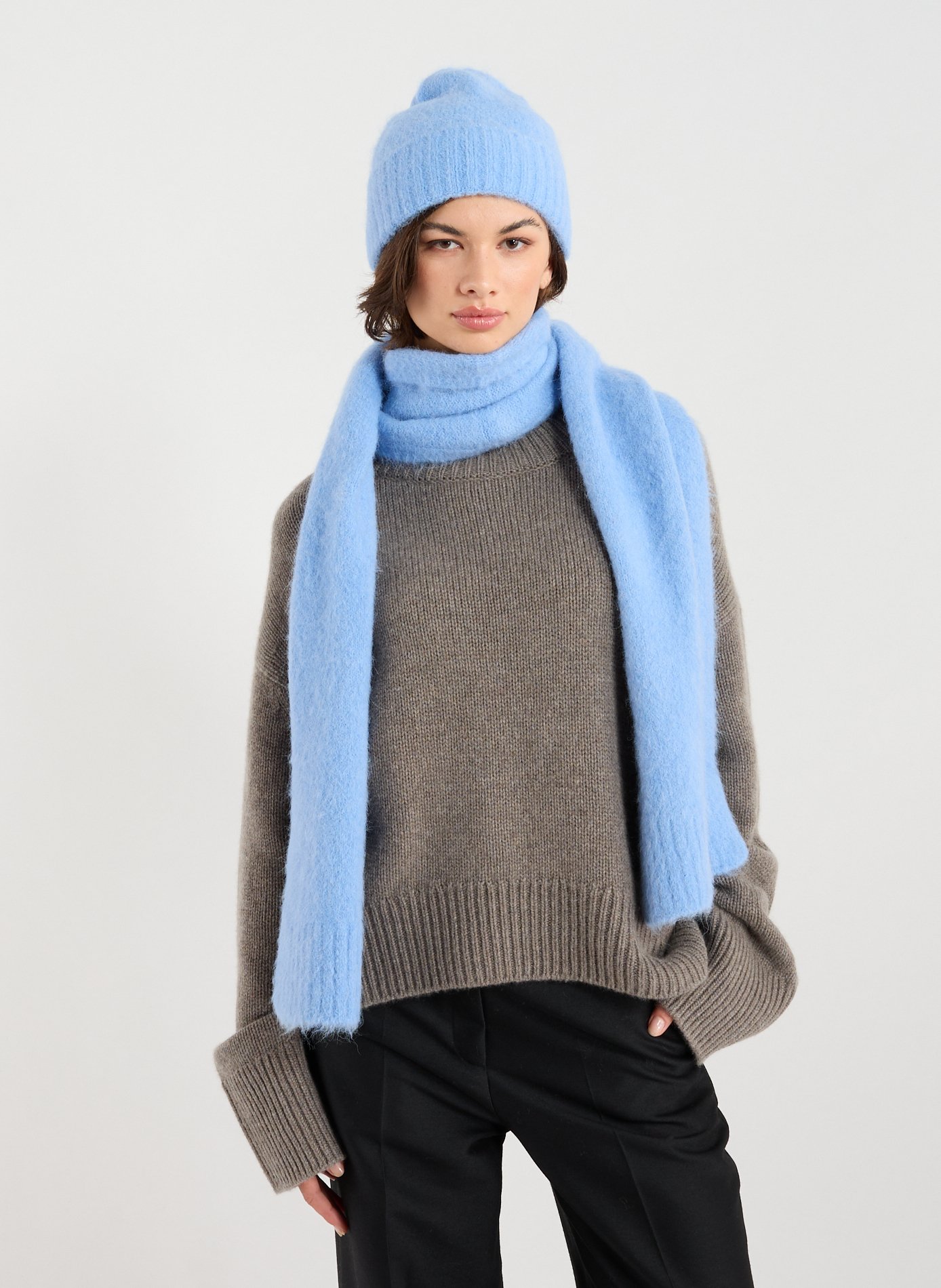 Sajeanne Scarf SAMSOE SAMSOE Blue