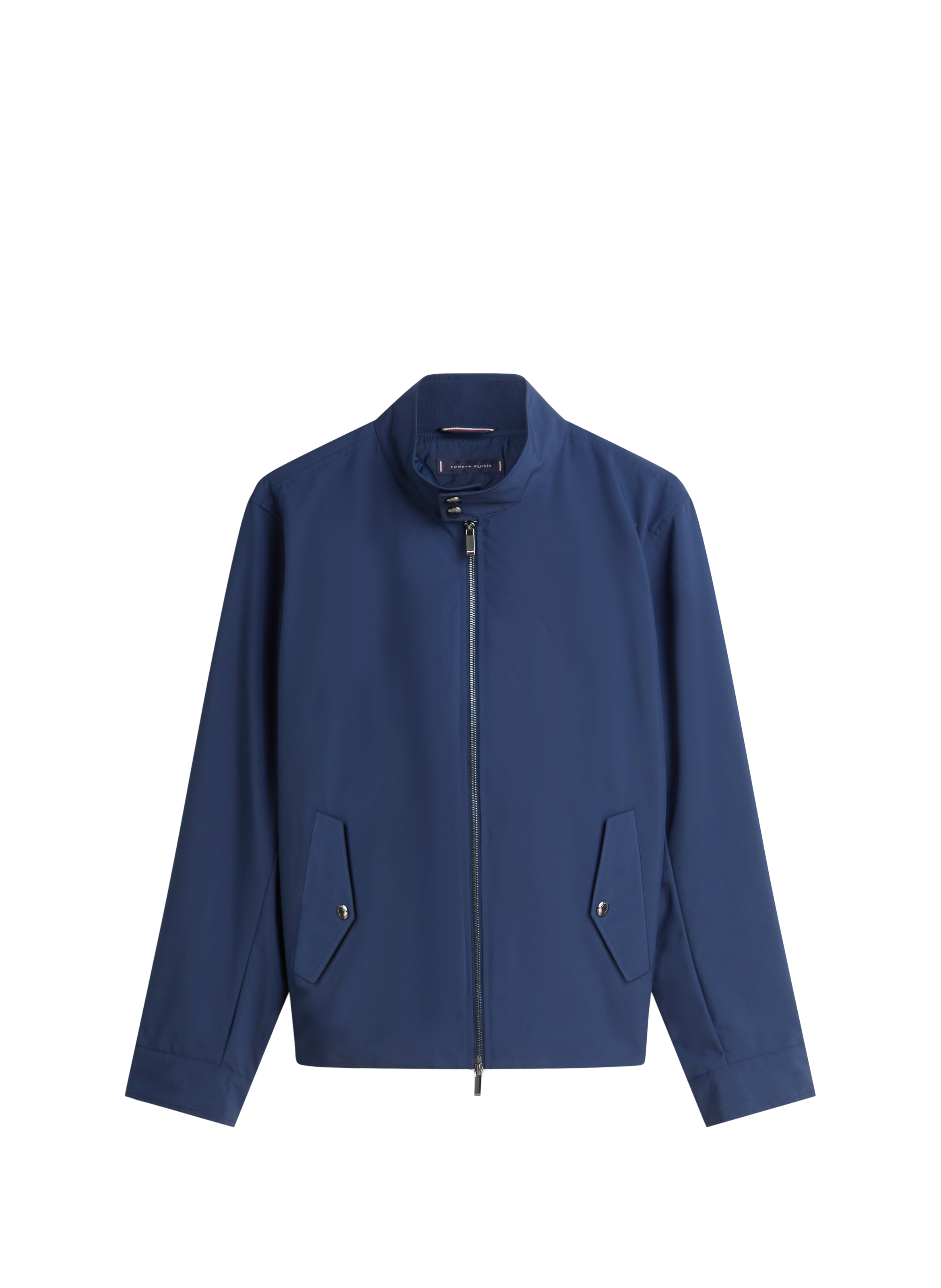 Jacket with high collar and zip TOMMY HILFIGER Blue