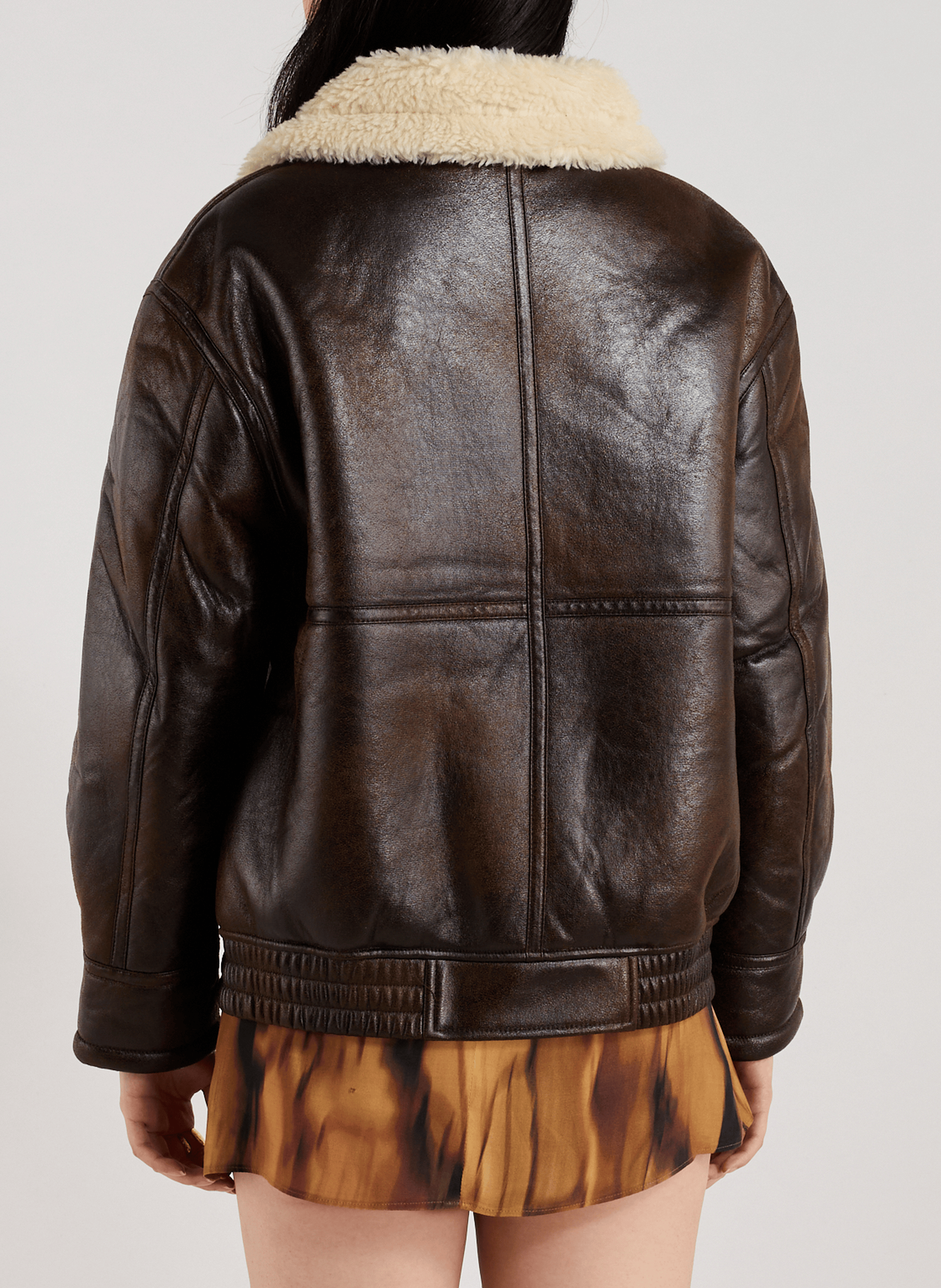 Textured bomber TOPSHOP Brown