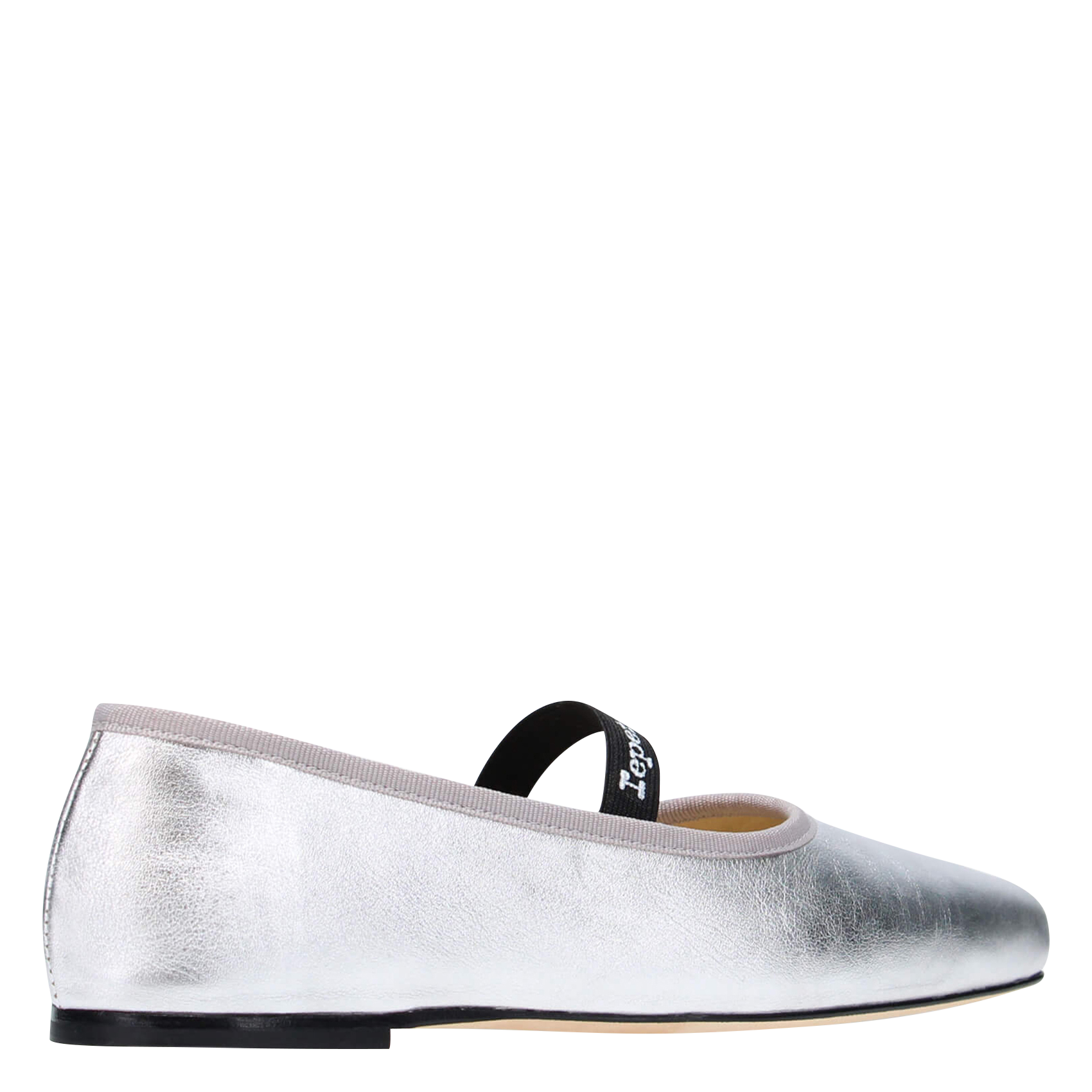 Ballerines en cuir lisbeth REPETTO Argent