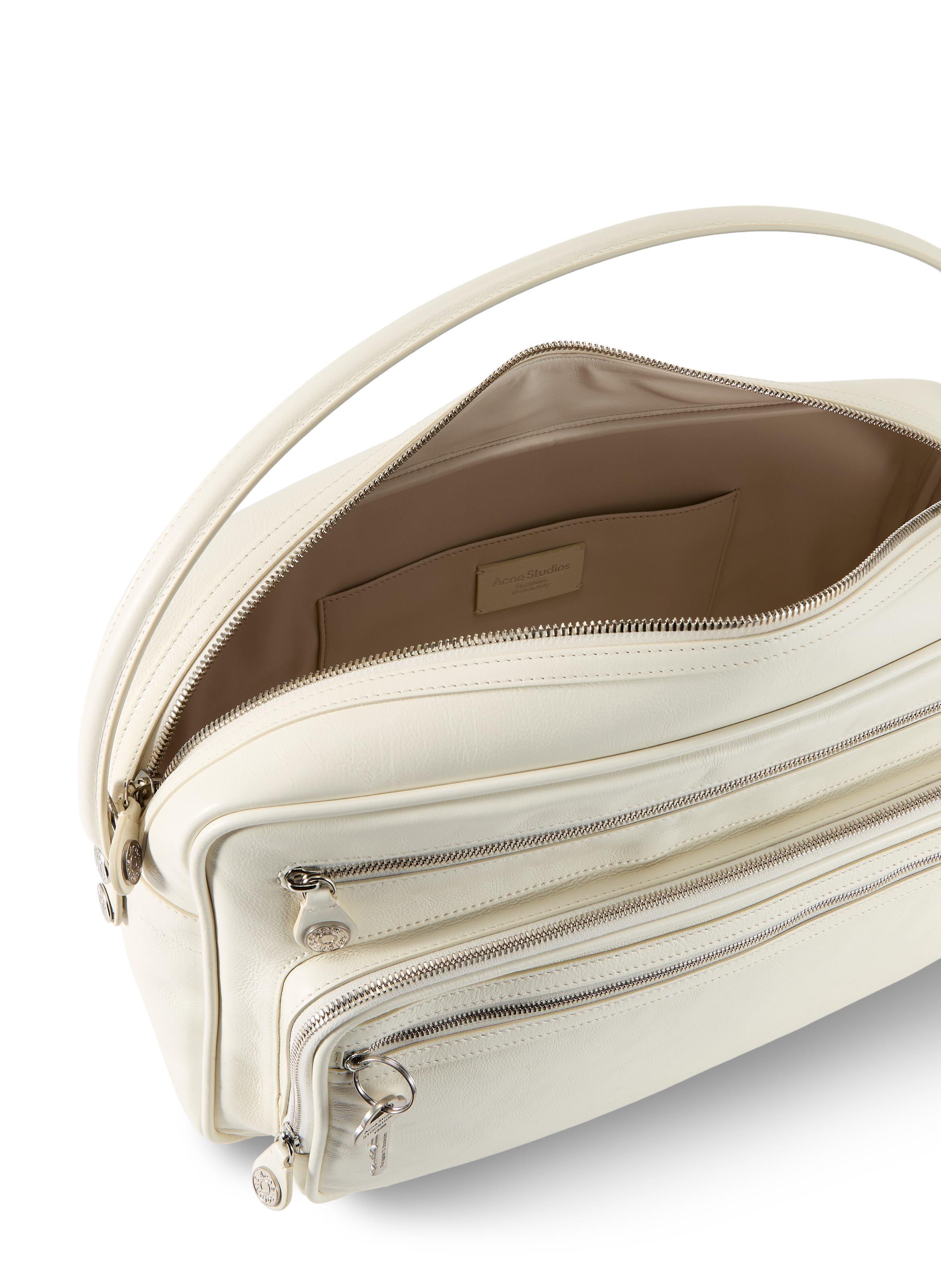 Sac à bandoulière Camero en cuir ACNE STUDIOS Blanc