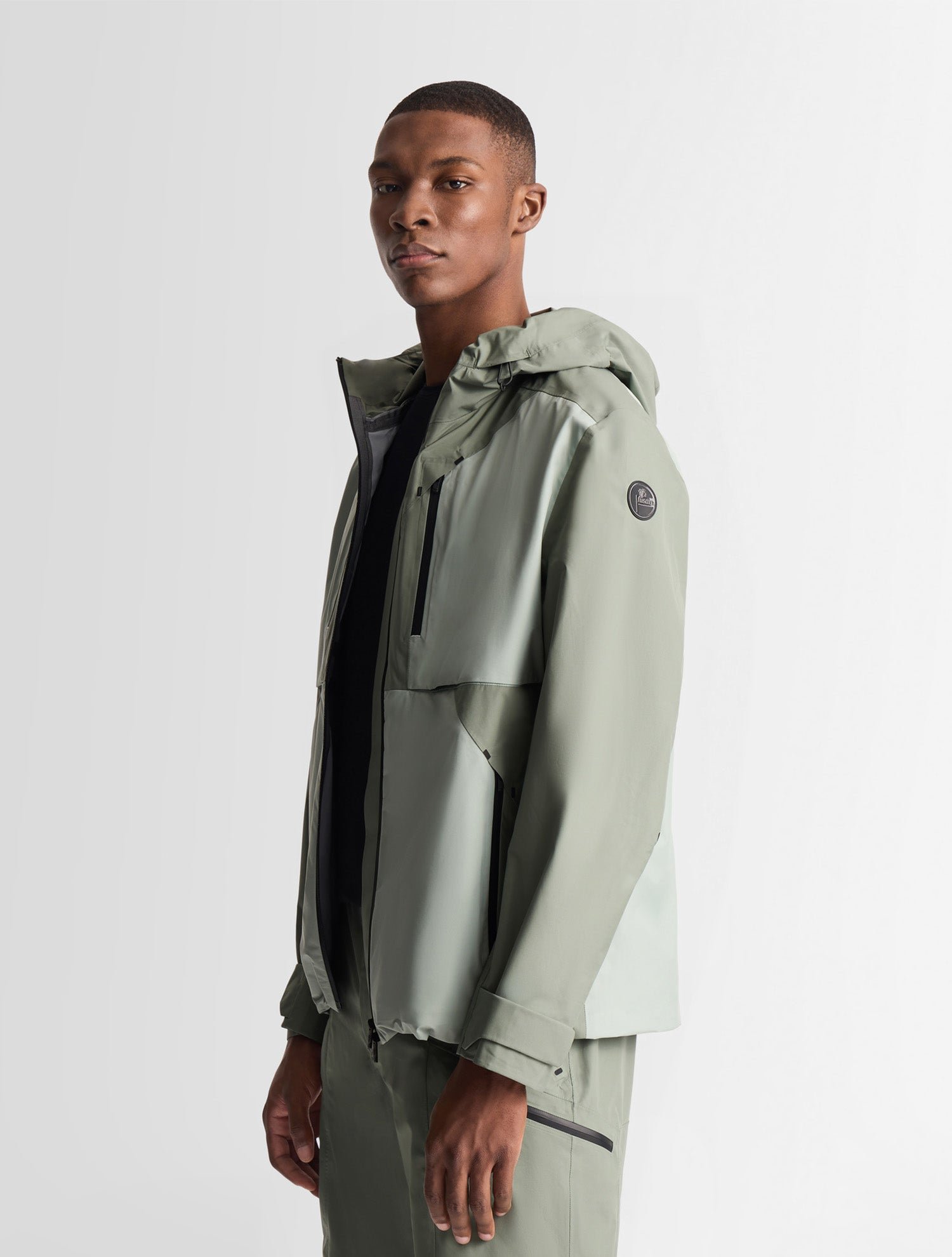 Veste brivor col capuche coupe regular FUSALP Vert