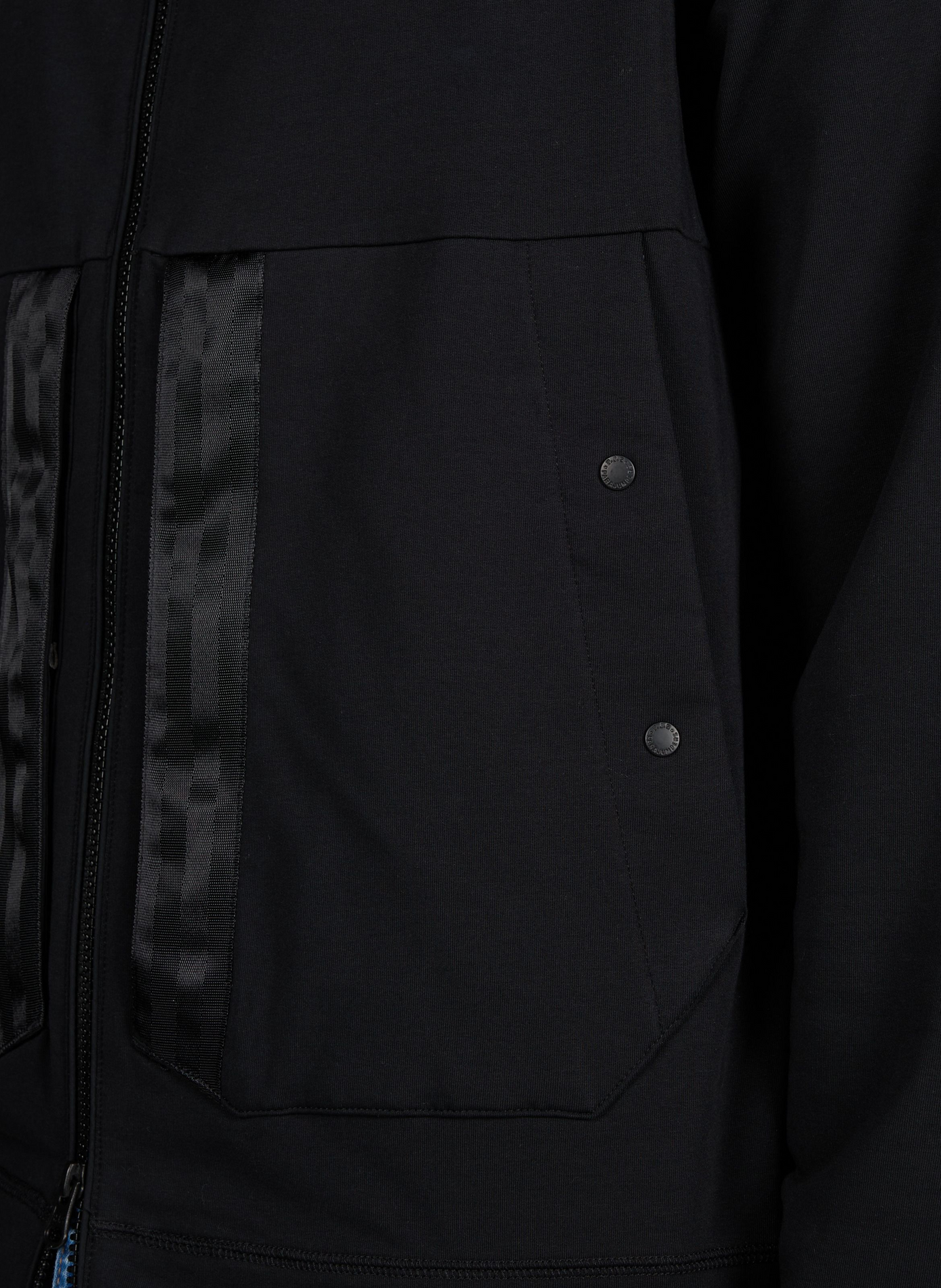 Sweat zippée à capuche en coton mélangé PARAJUMPERS Noir