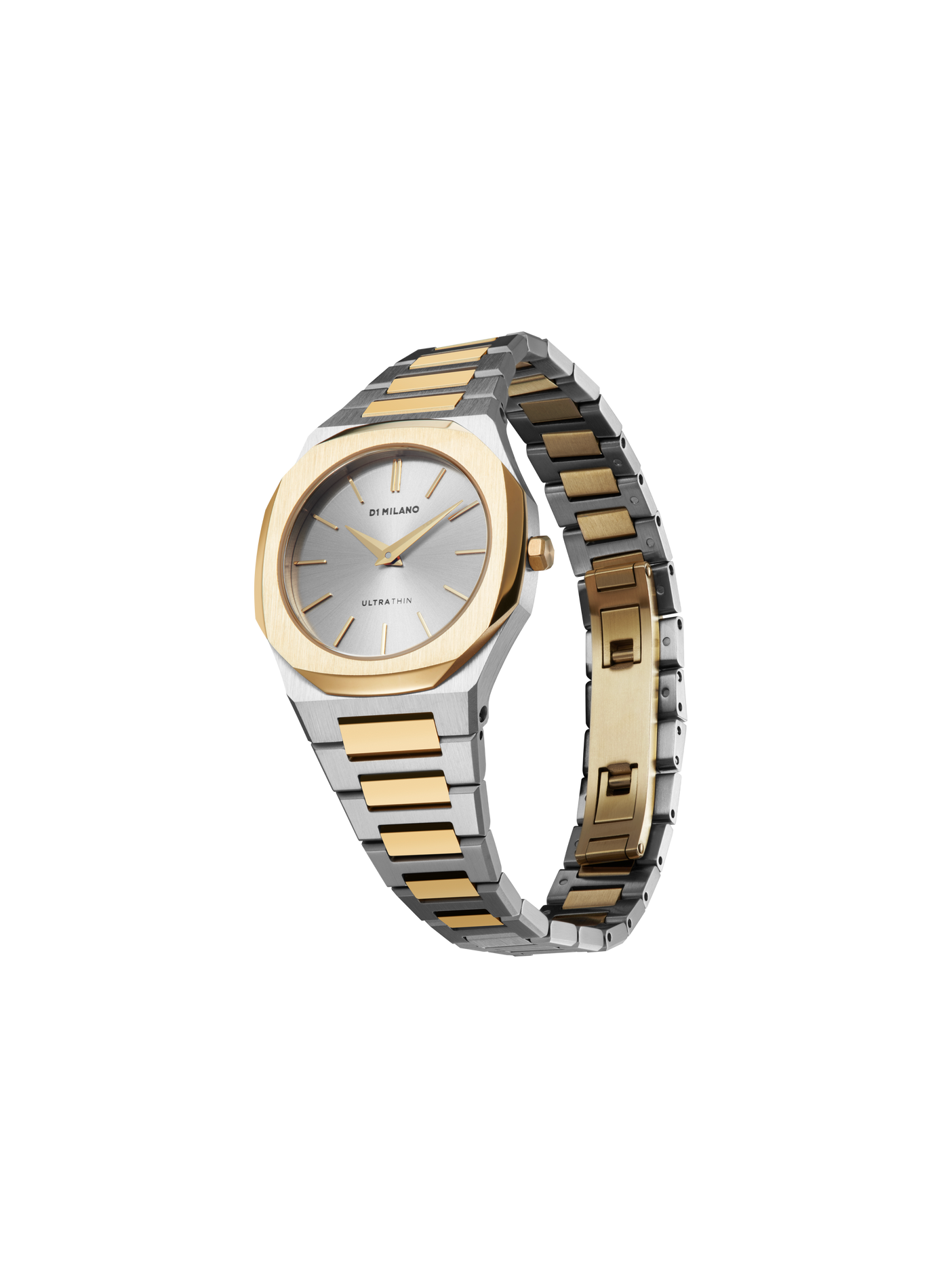 Montre Edge en acier inoxydable D1 MILANO Argent