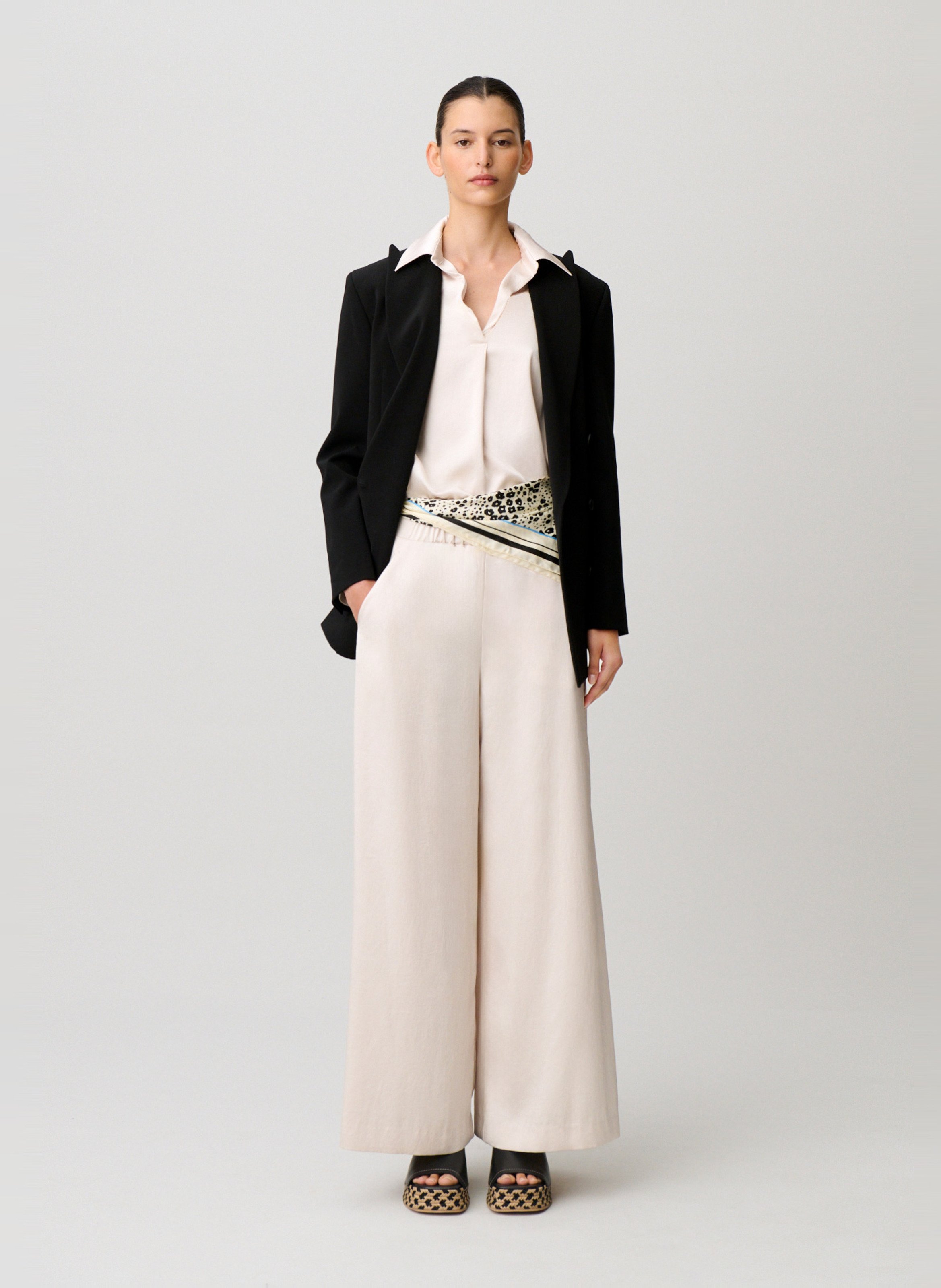 Blouse col classique CLAUDIE PIERLOT Blanc