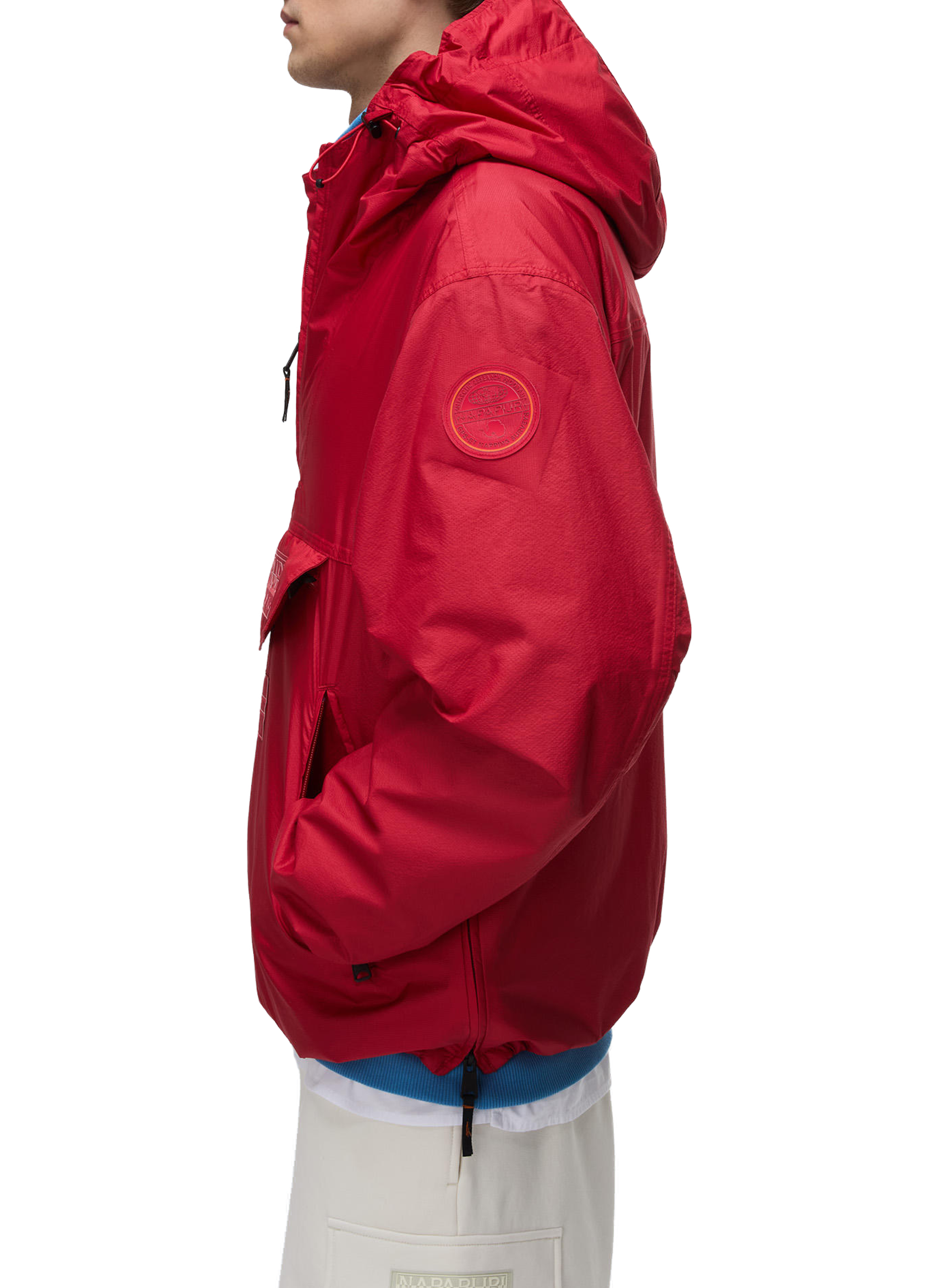 Veste anorak Rainforest à capuche NAPAPIJRI Rouge