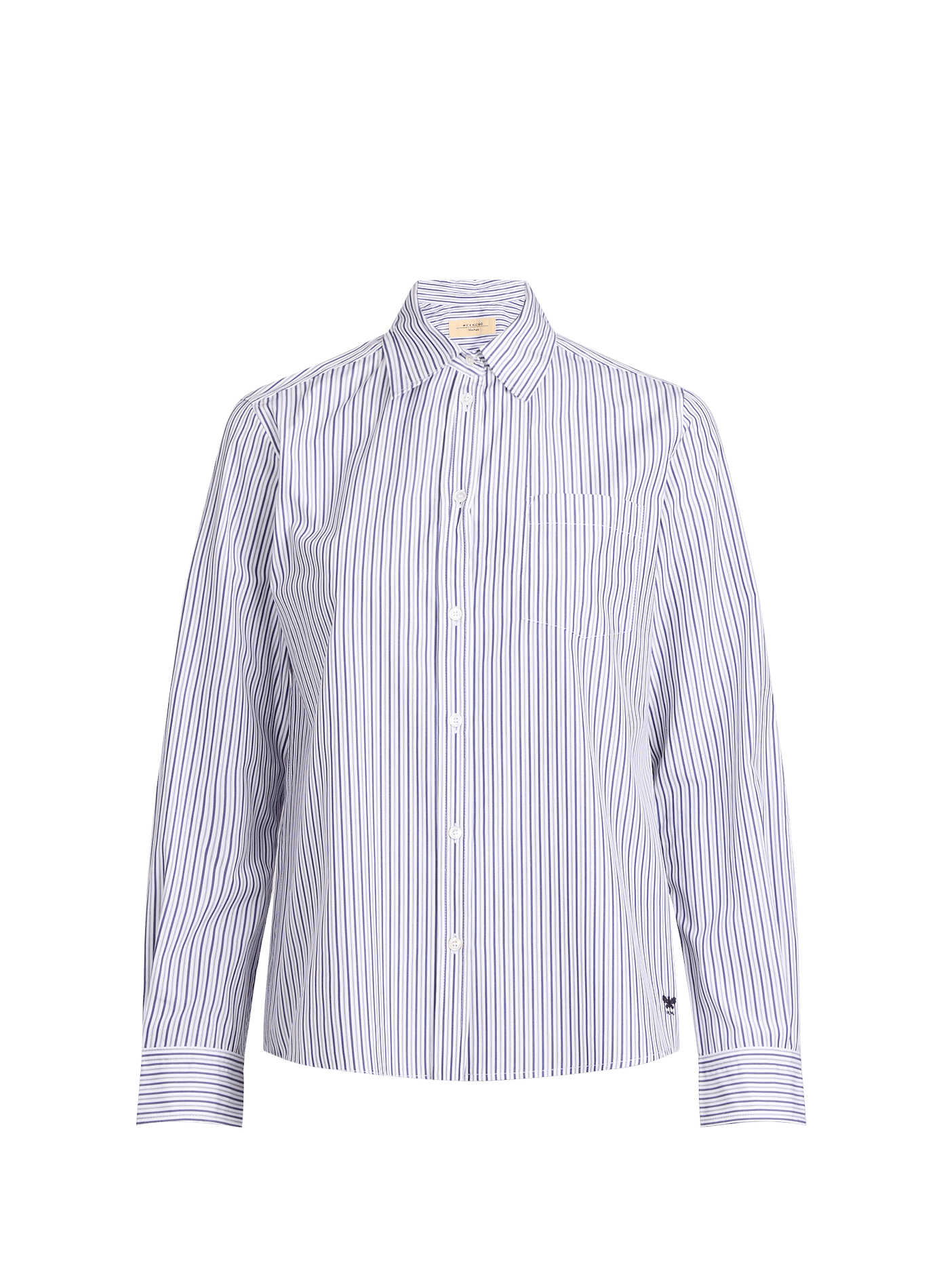 Chemise unie en coton MAX MARA WEEK END Bleu