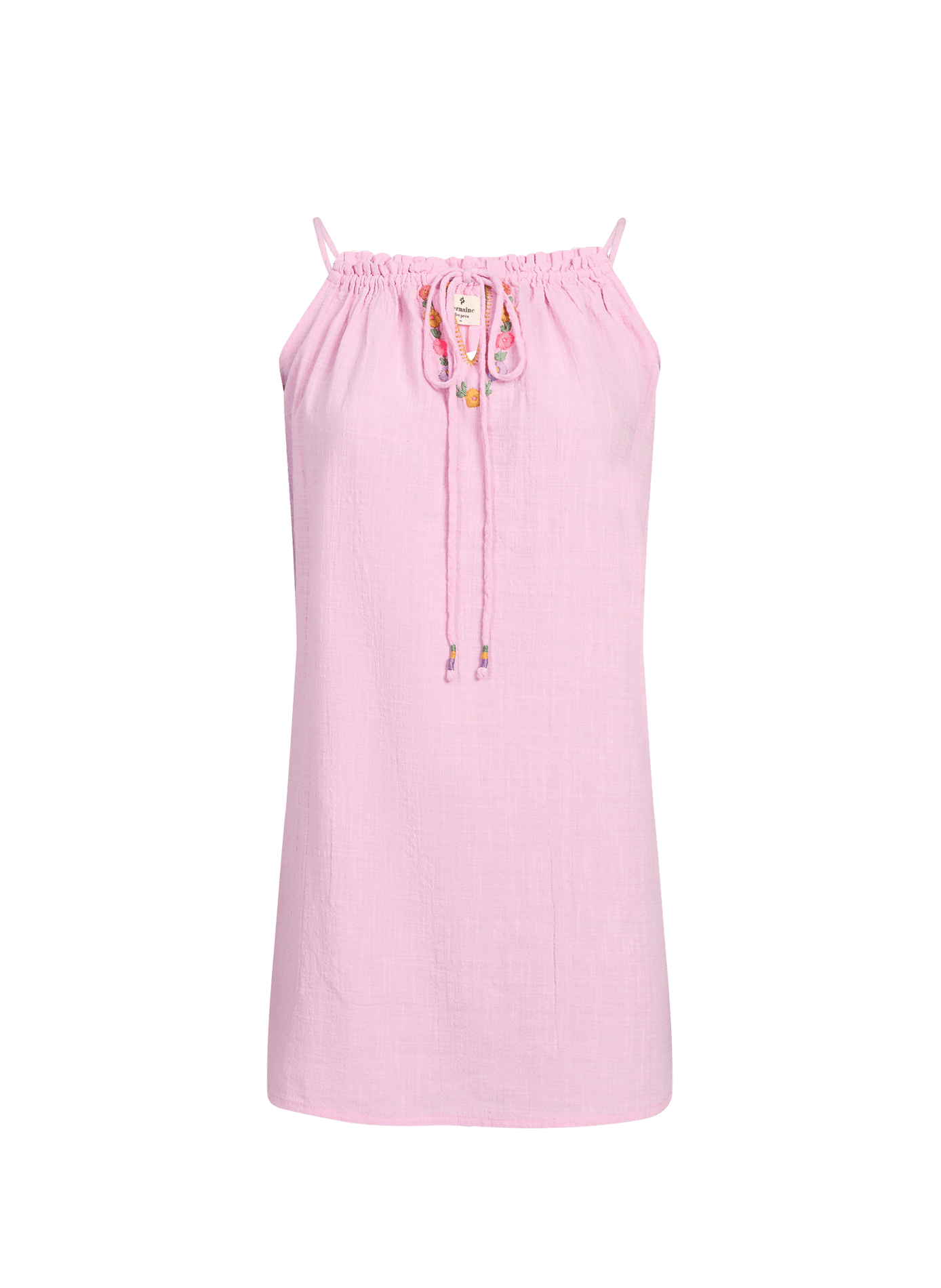 Cotton Aurelia nightgown GERMAINE DES PRÉS Purple