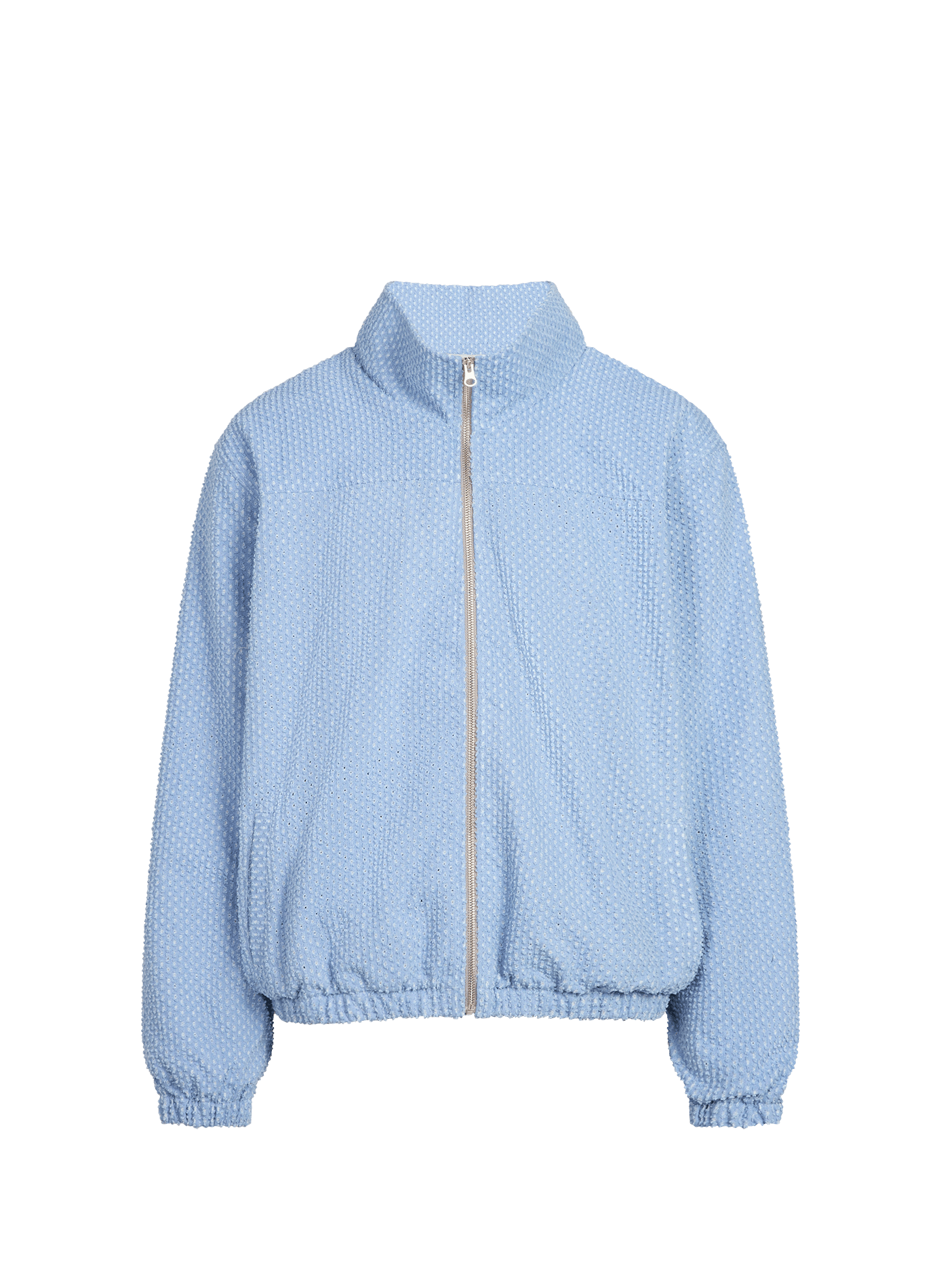 High-neck cotton jacket PAS UNE MARQUE Blue