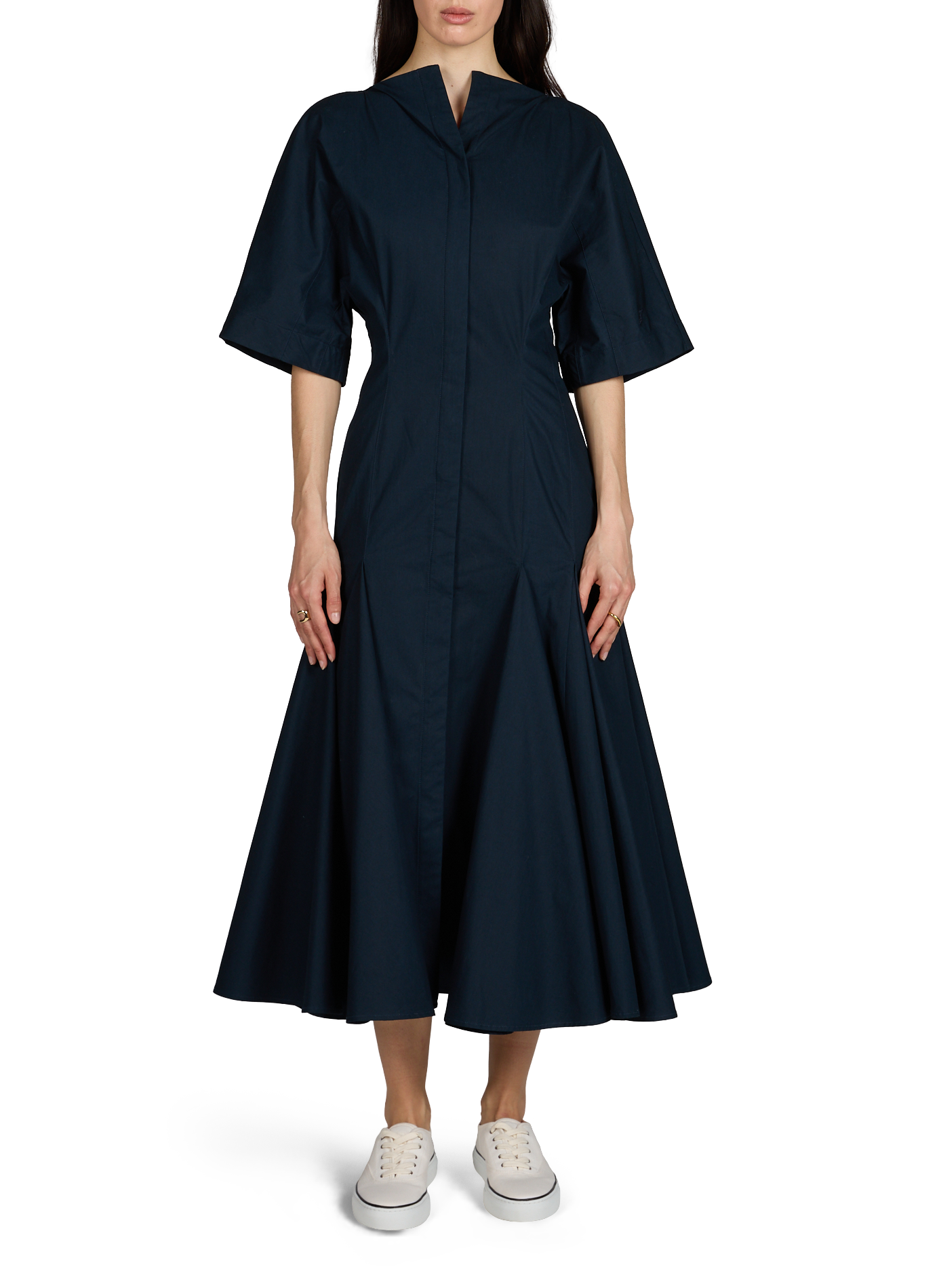 La Robe Moisson en coton JACQUEMUS Bleu