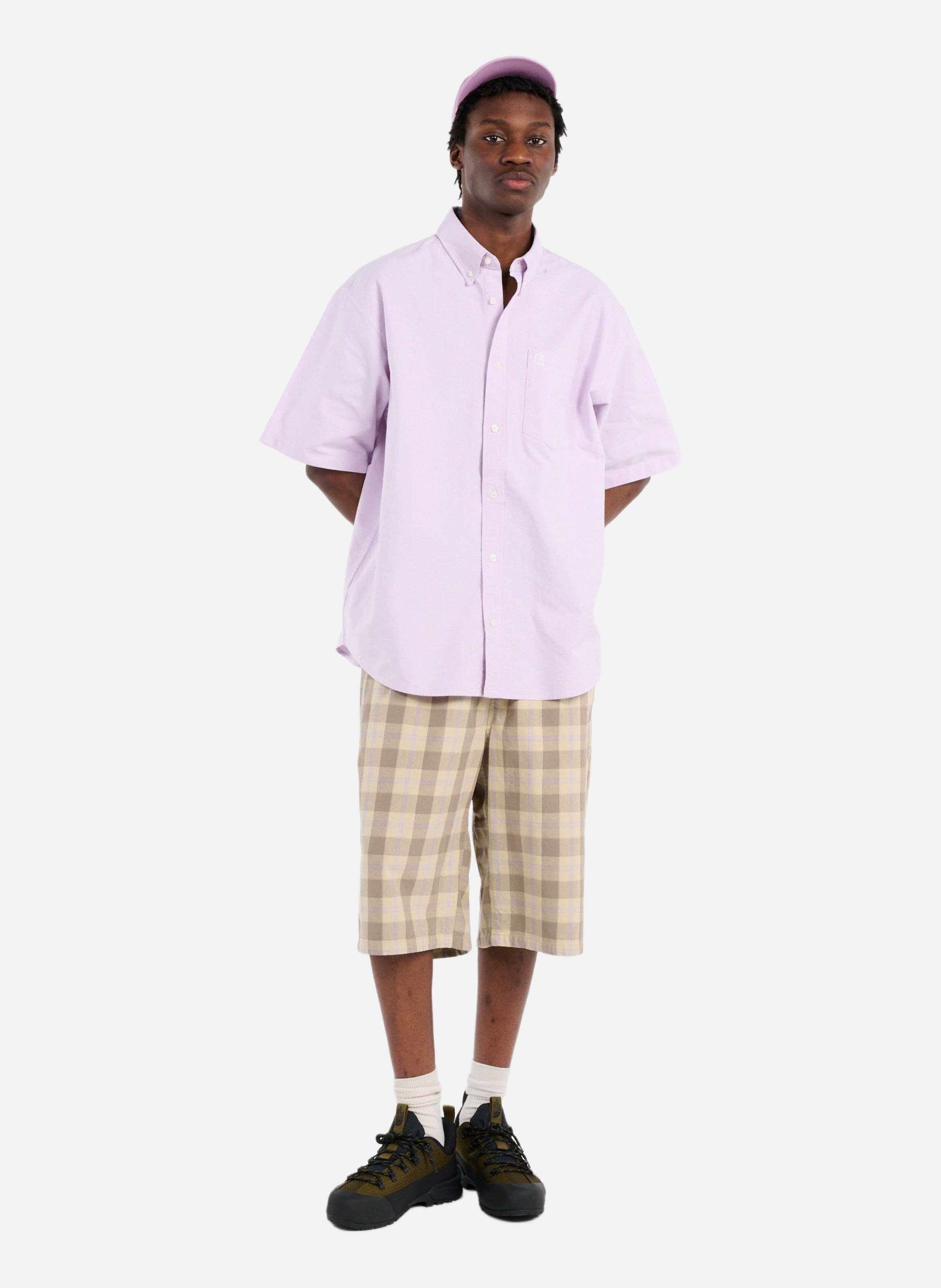Chemise s/s braxton shirt CARHARTT WIP Rose