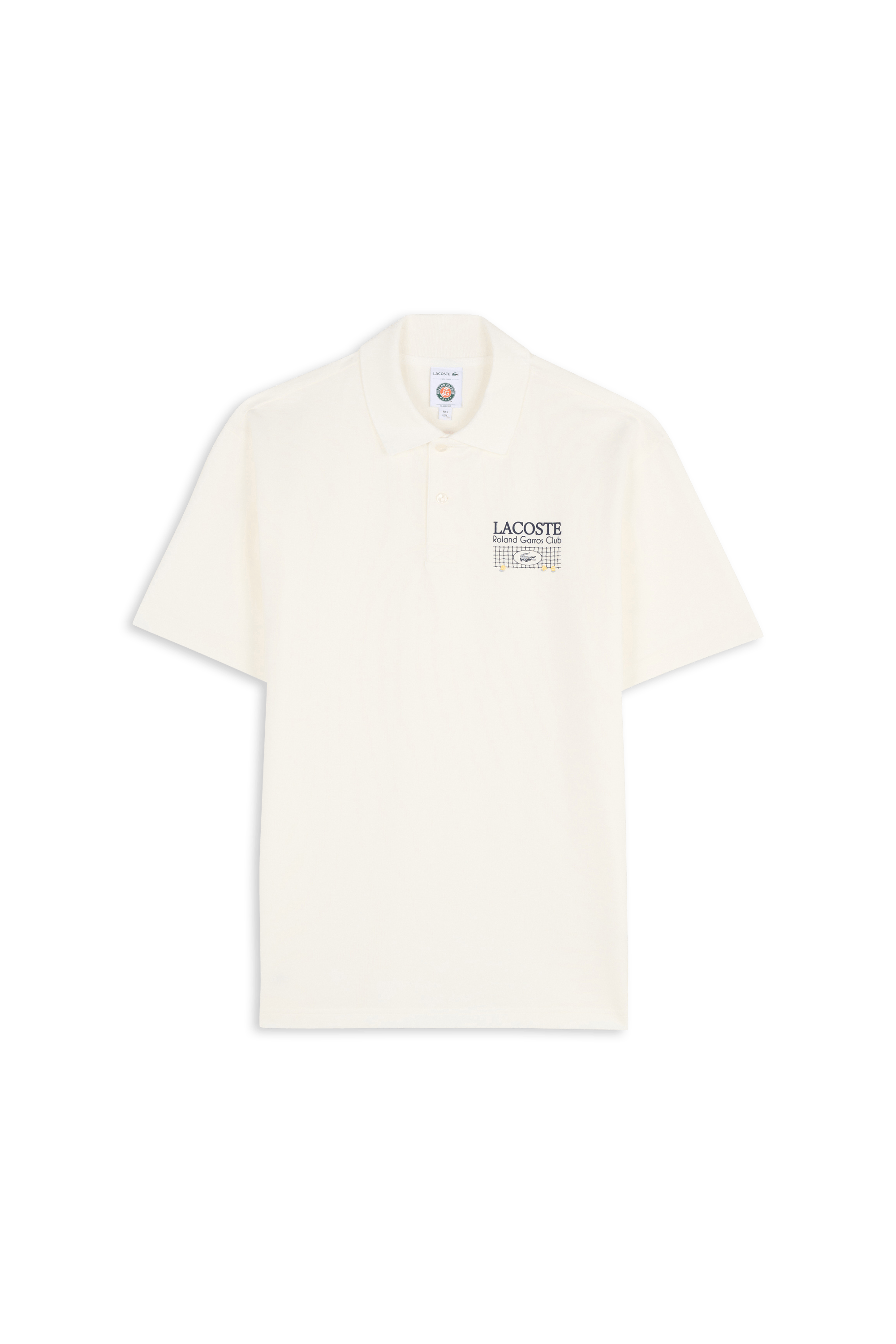 Polo roland garros club LACOSTE Blanc
