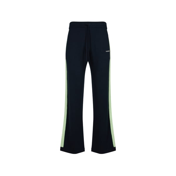 Pantalon à logo brodé en laine mérinos Pantalon à logo brodé en laine mérinos