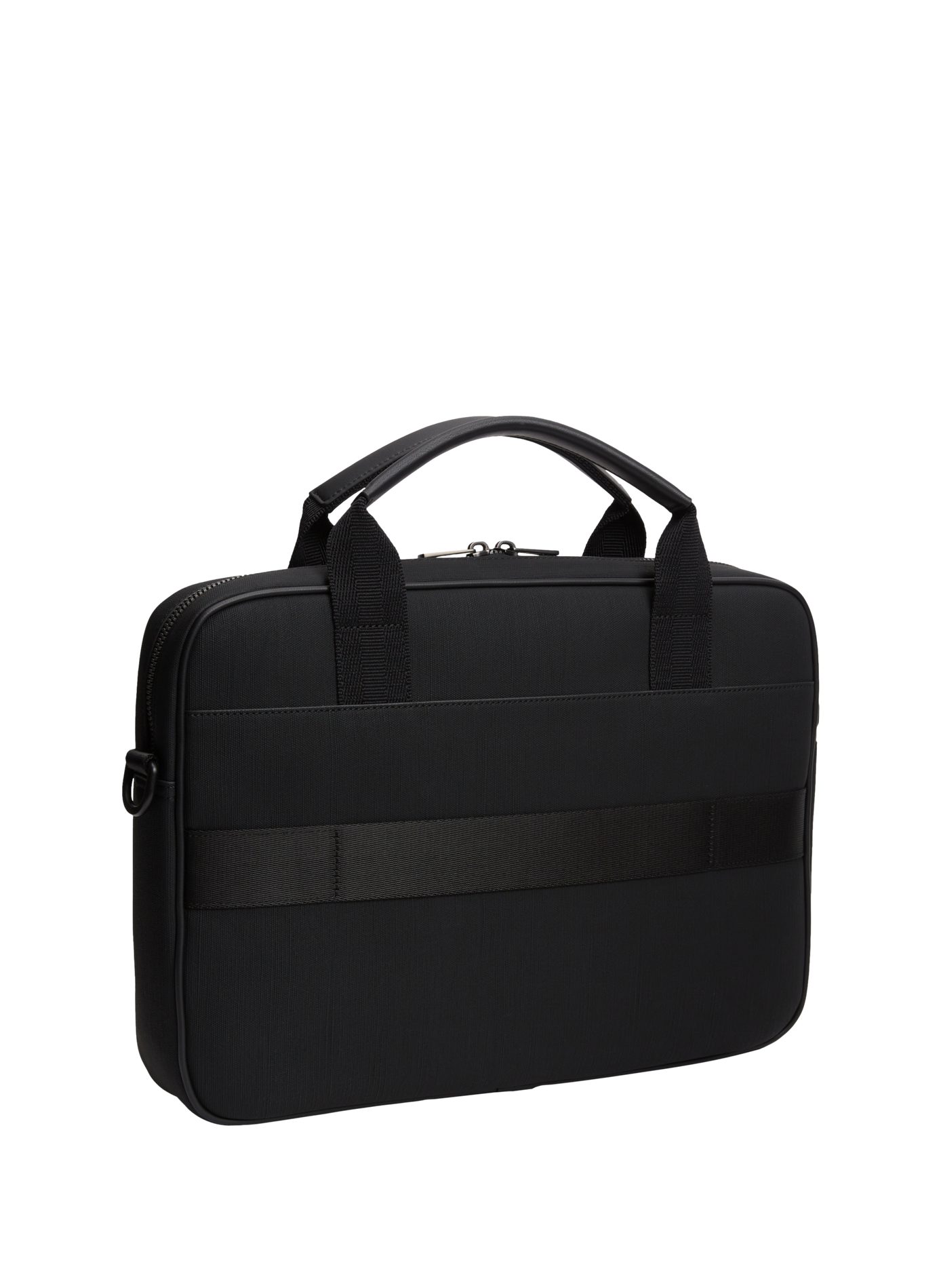 Computer bag with logo panel TOMMY HILFIGER Black