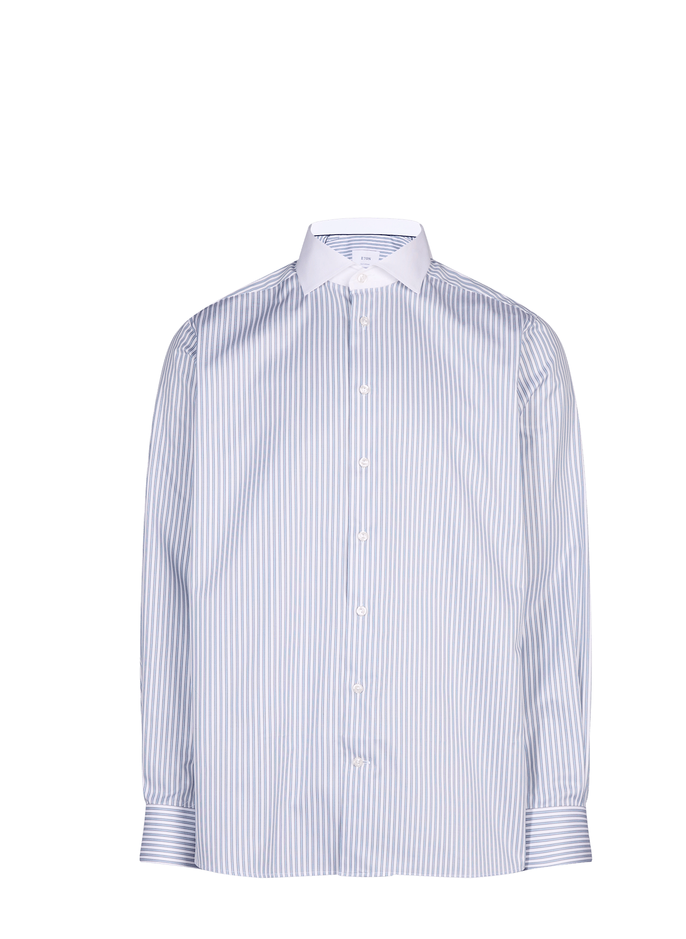 Chemise droite en coton ETON Bleu