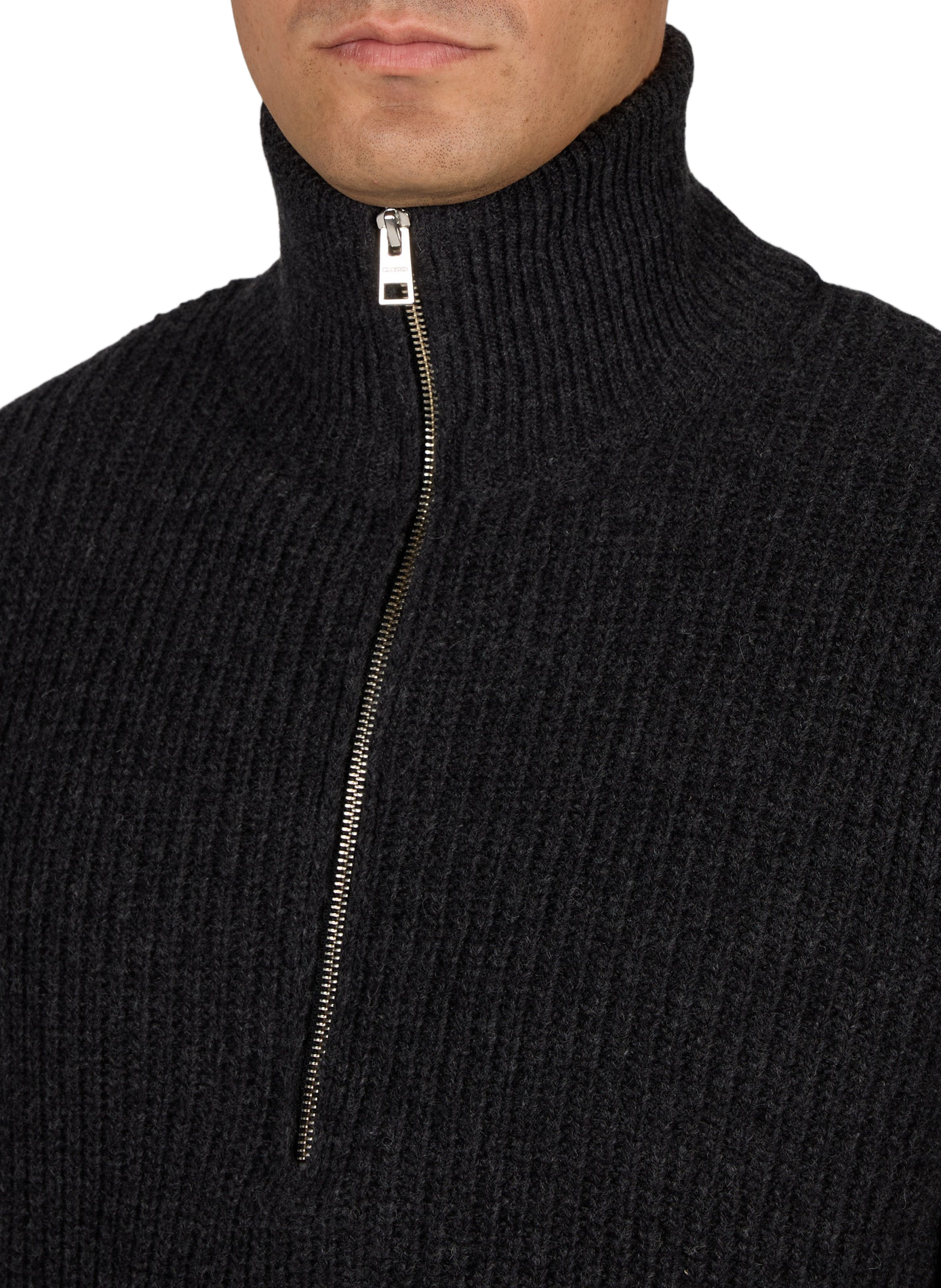 Wool high-neck jumper CLOSED Black