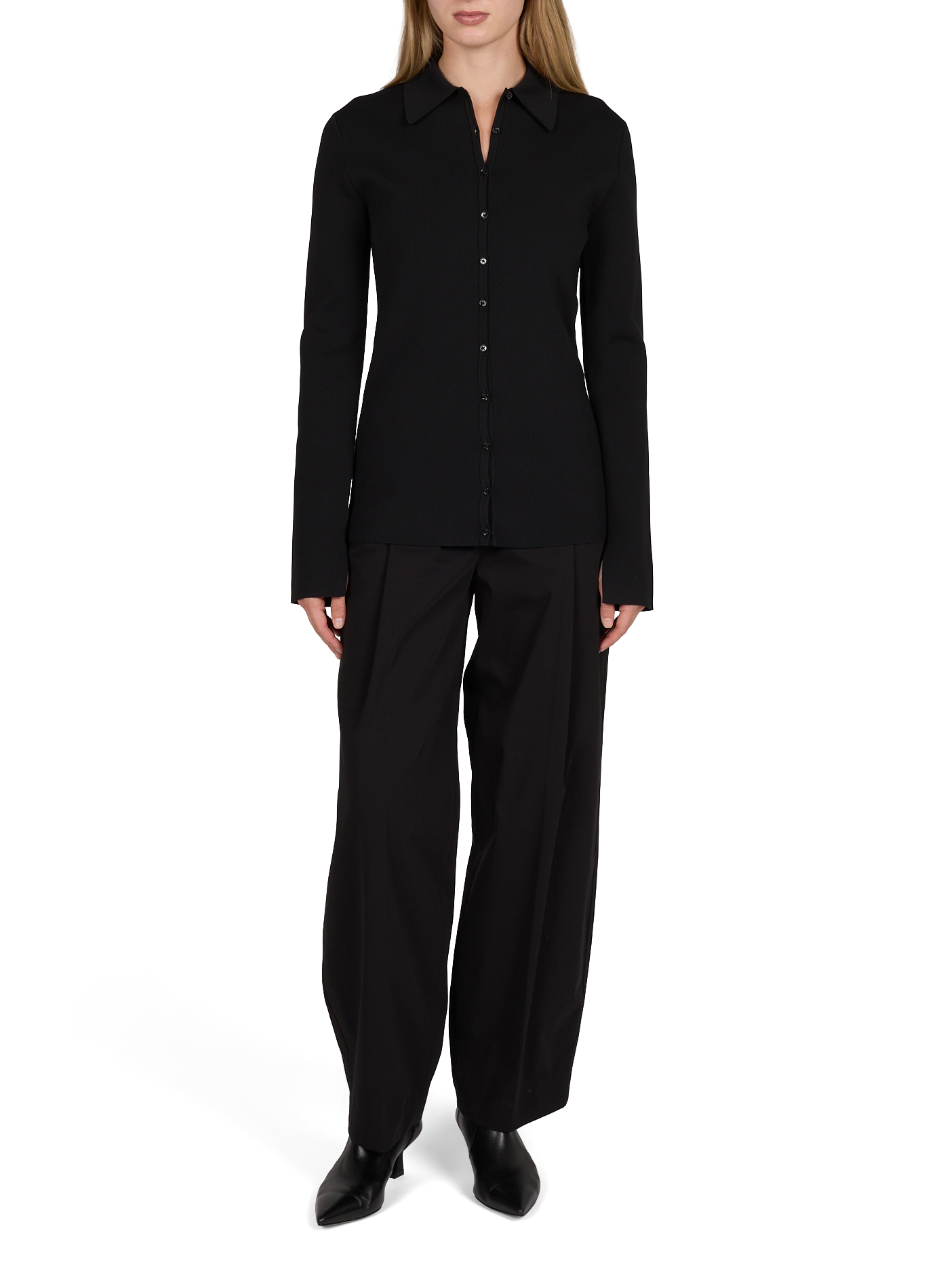 Fitted cardigan TOTEME Black