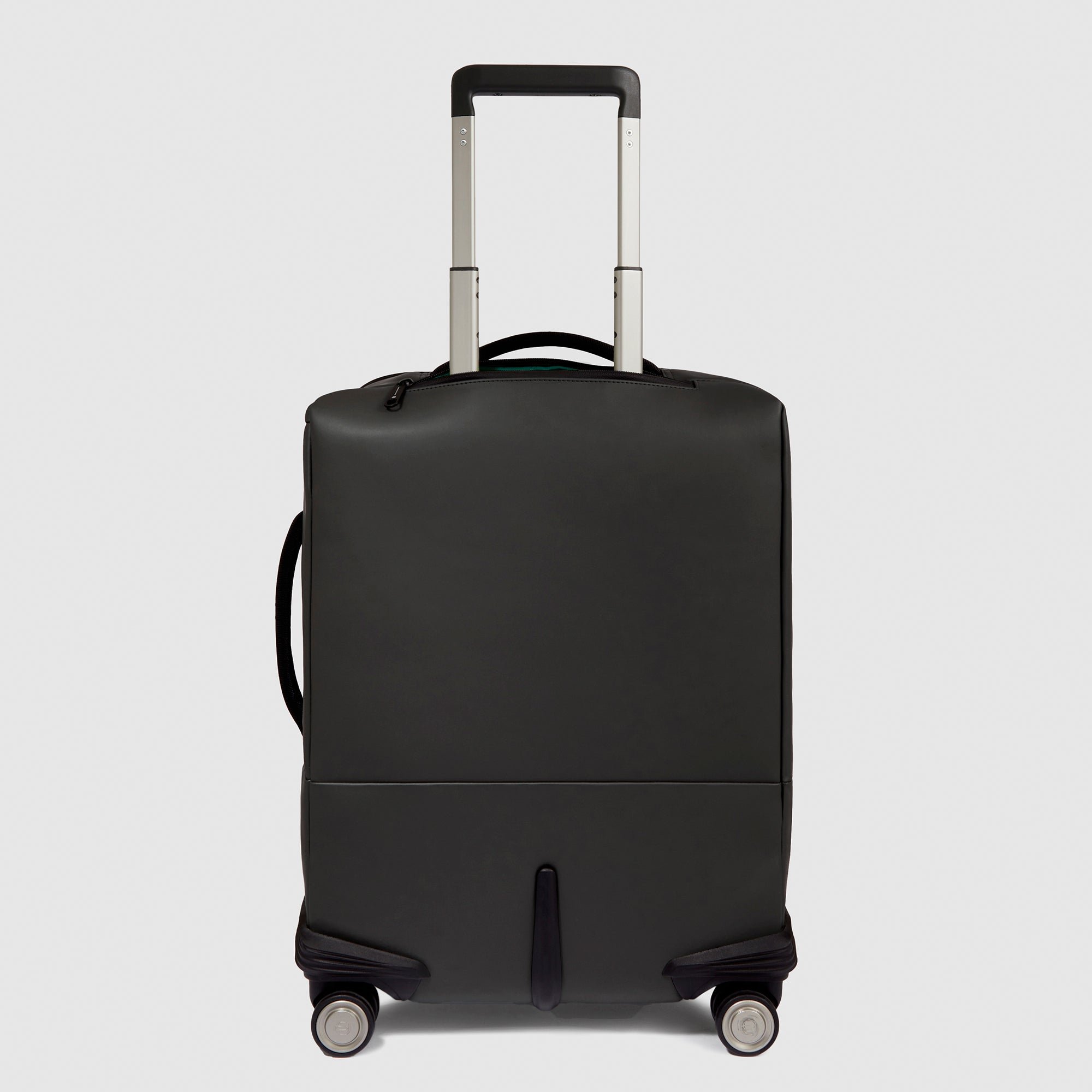 Slanke waterafstotende handbagagekoffer met 4 wielen PIQUADRO Zwart
