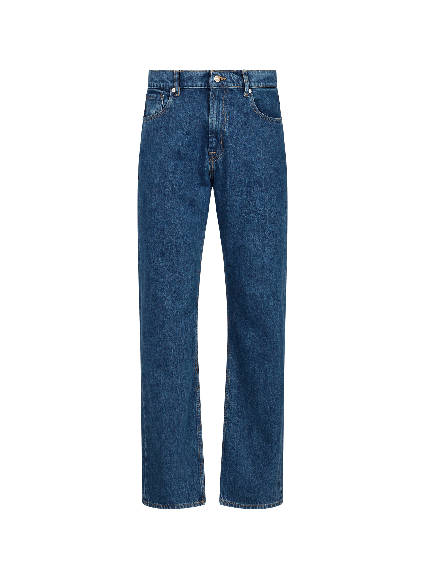 Modern straight leg jeans in cotton 7 FOR ALL MANKIND Blue