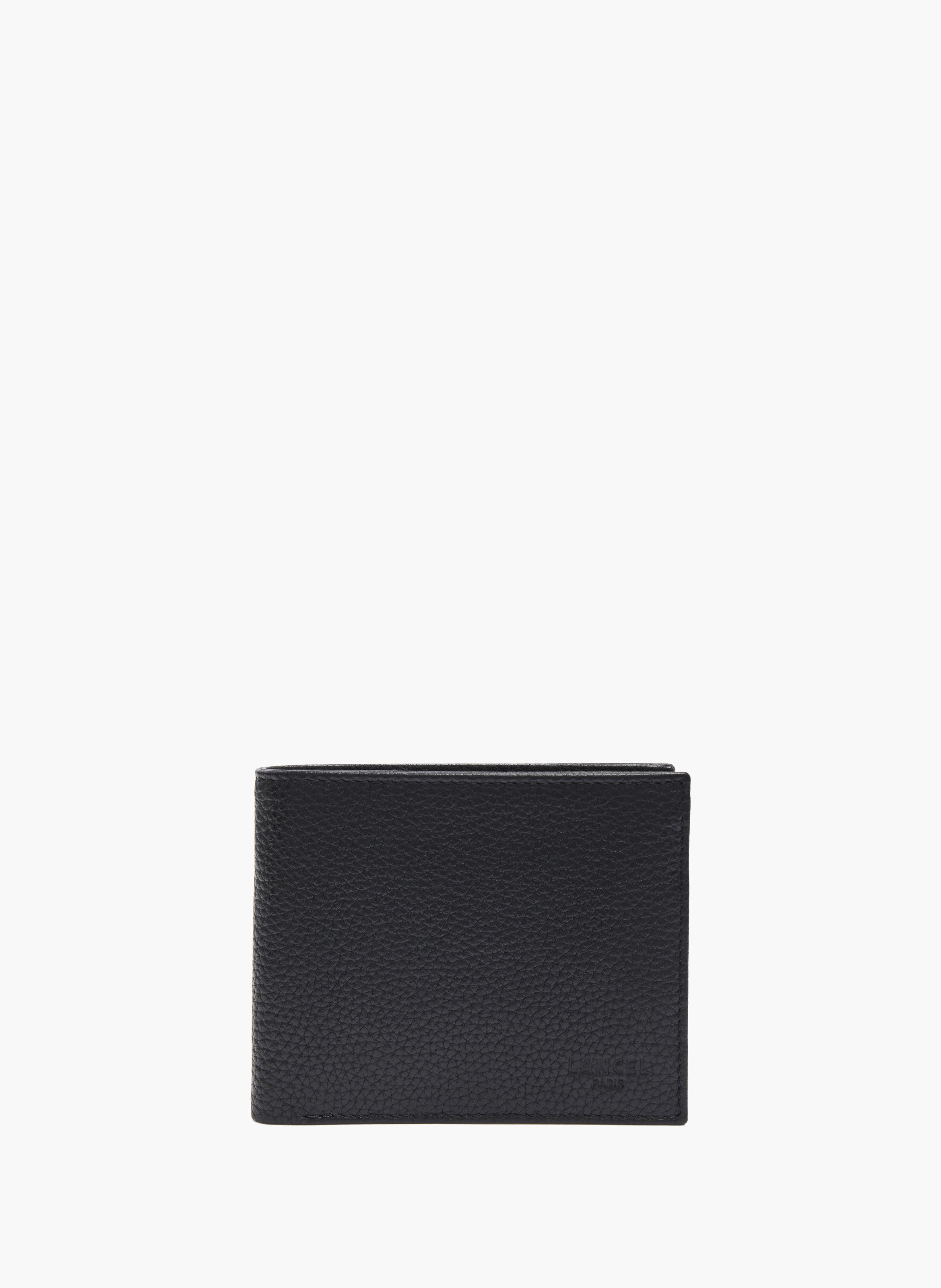 Portefeuille leon de lancel 5 cc avec porte-cartes amovible, noir LANCEL Noir
