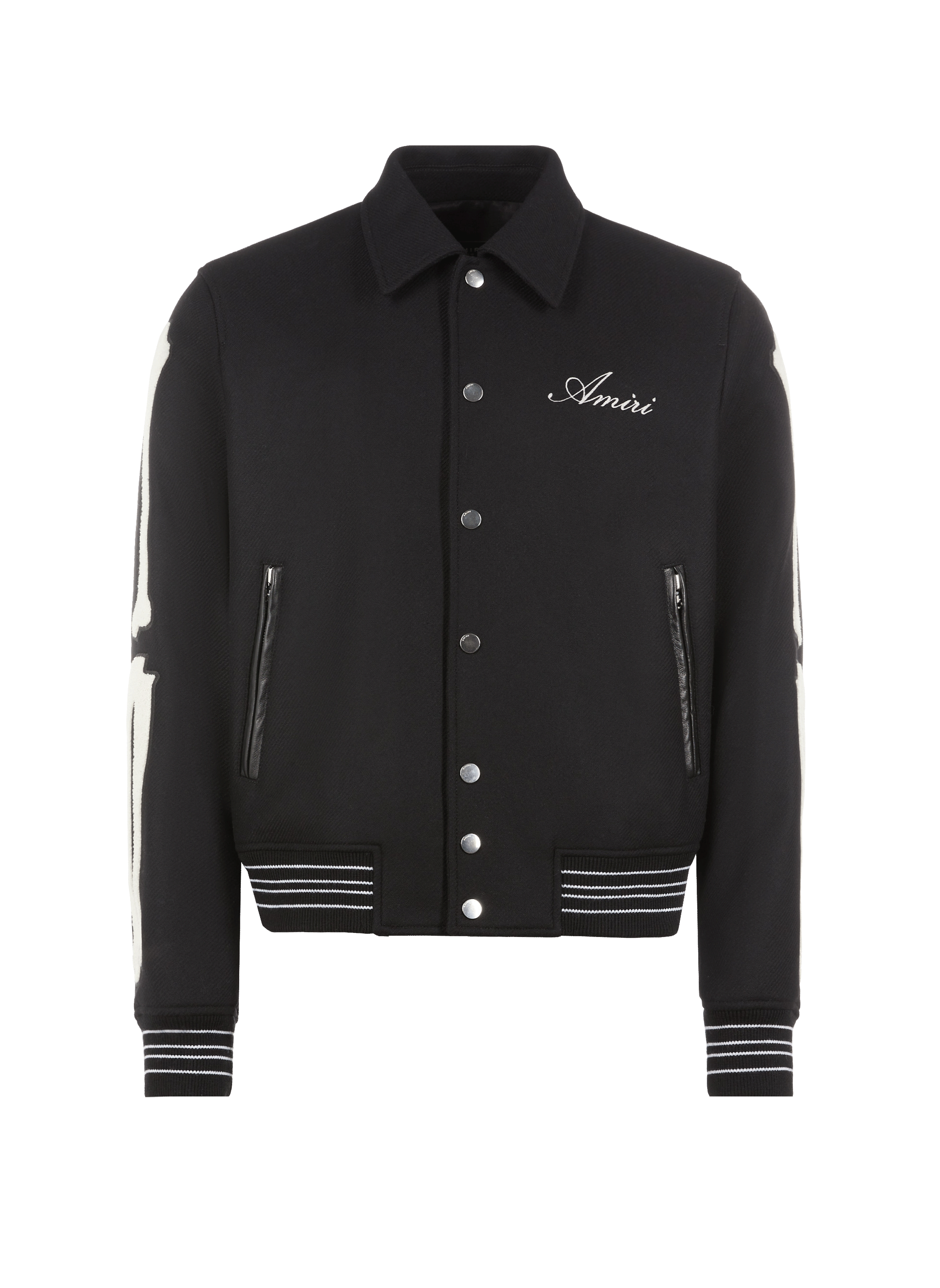 Veste bomber en laine mélangée