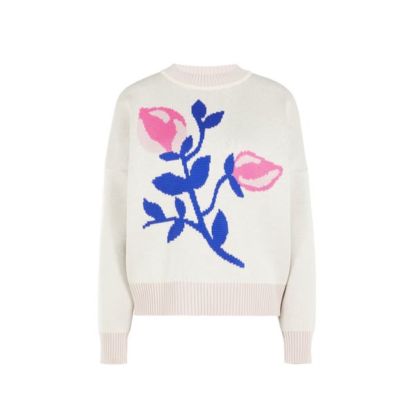 Pull à motif en laine