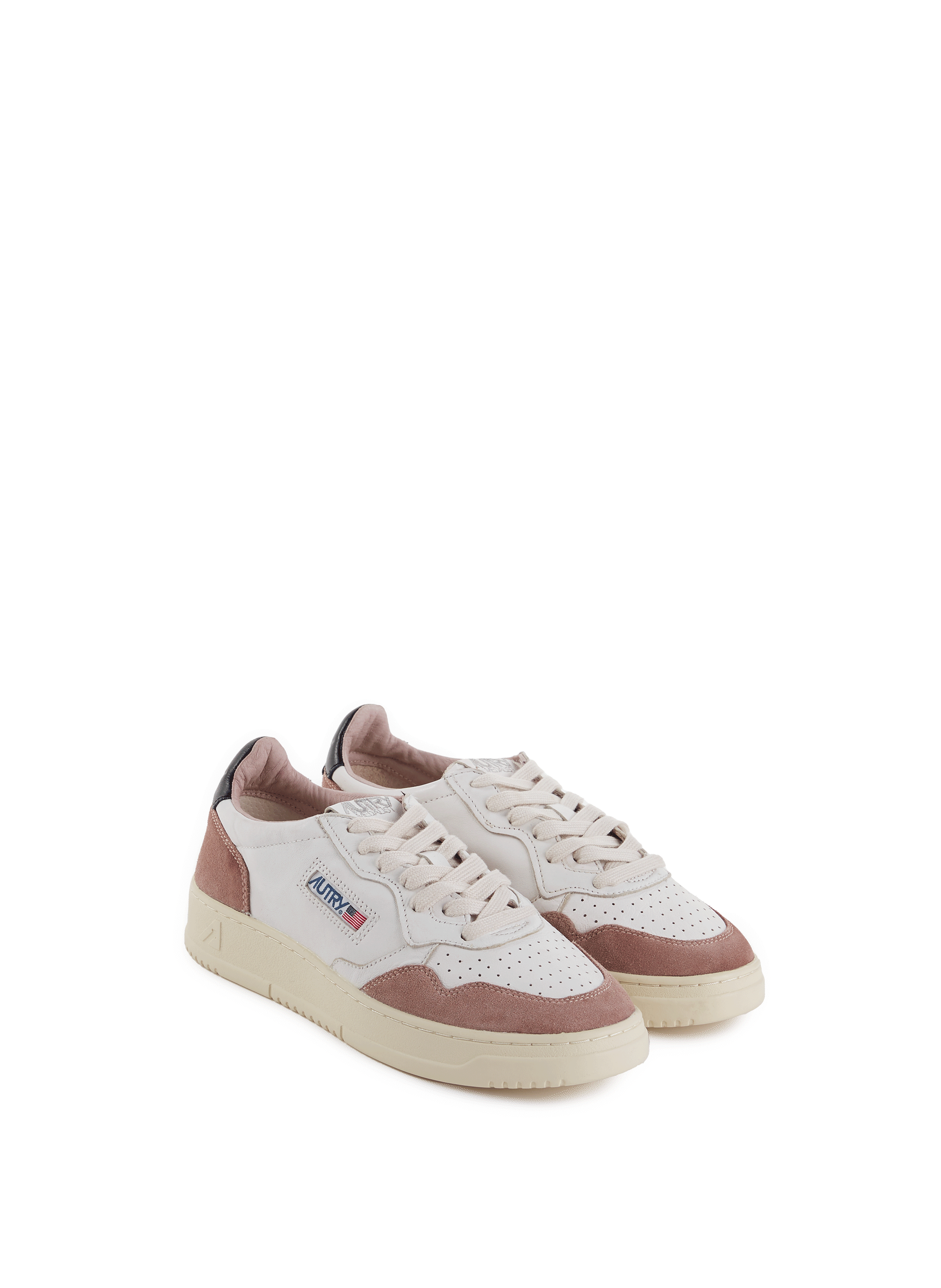 Baskets basses en cuir