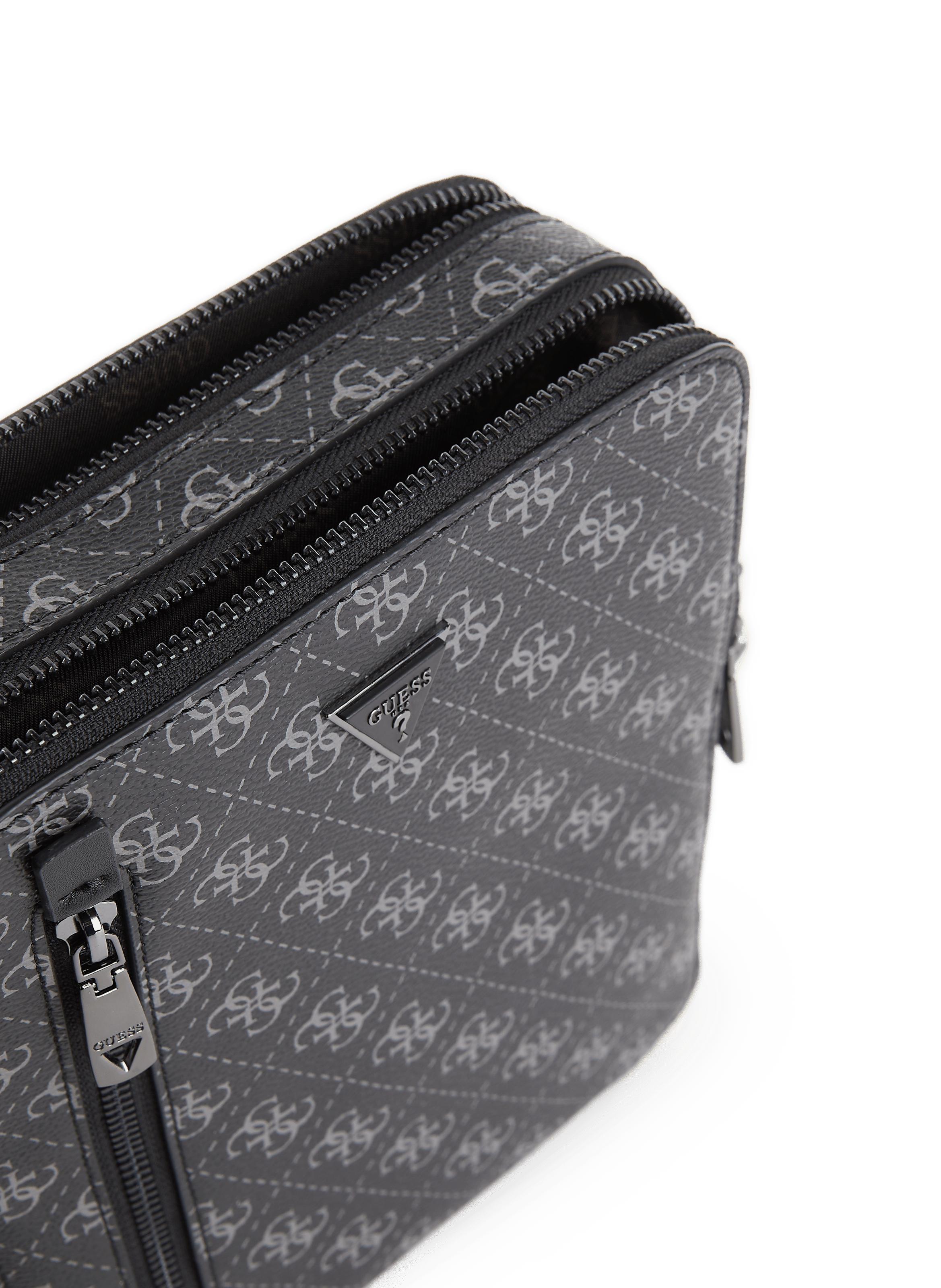 Logotype shoulder bag GUESS Black