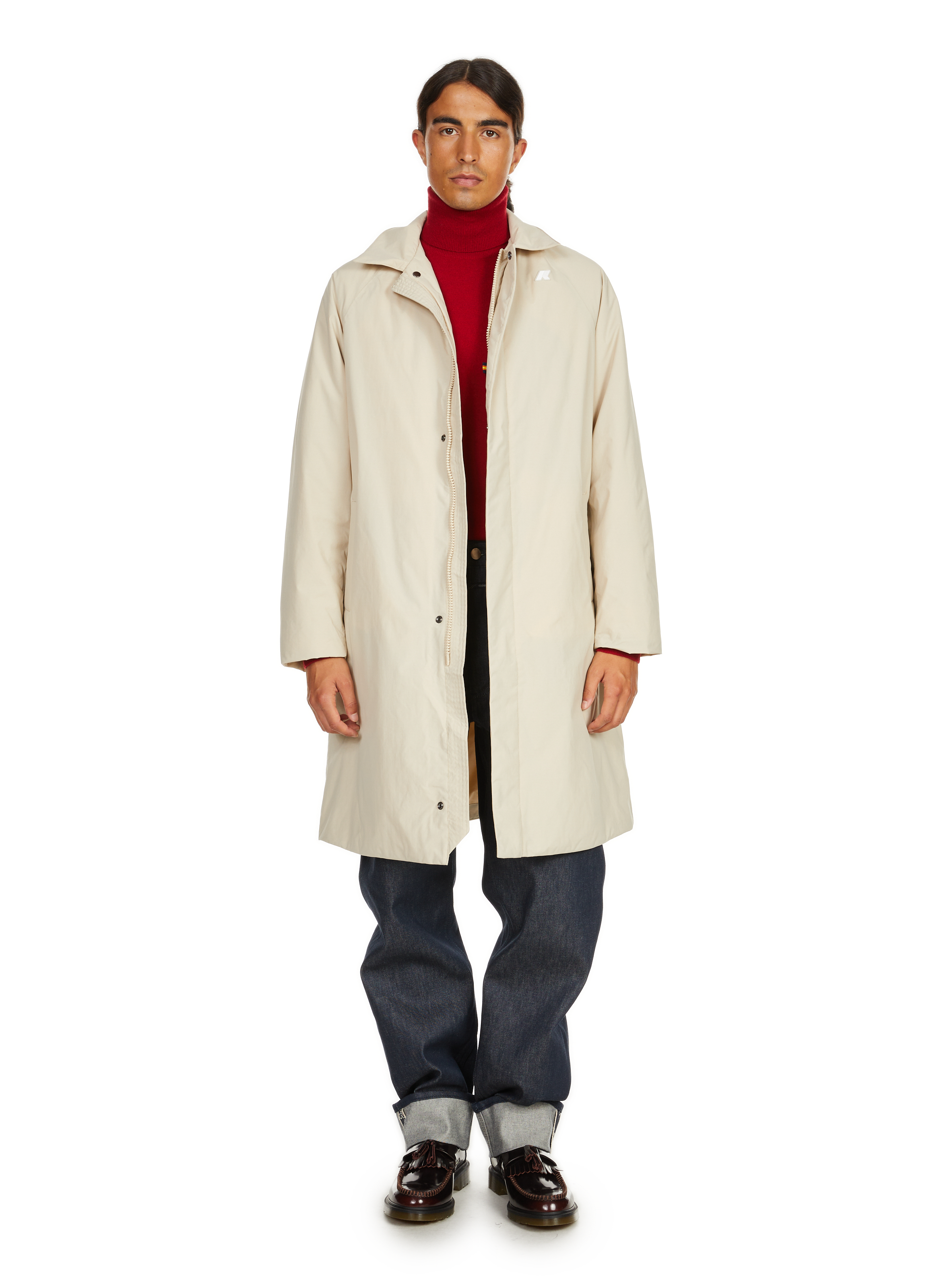 Parka Montague en nylon K-WAY Beige