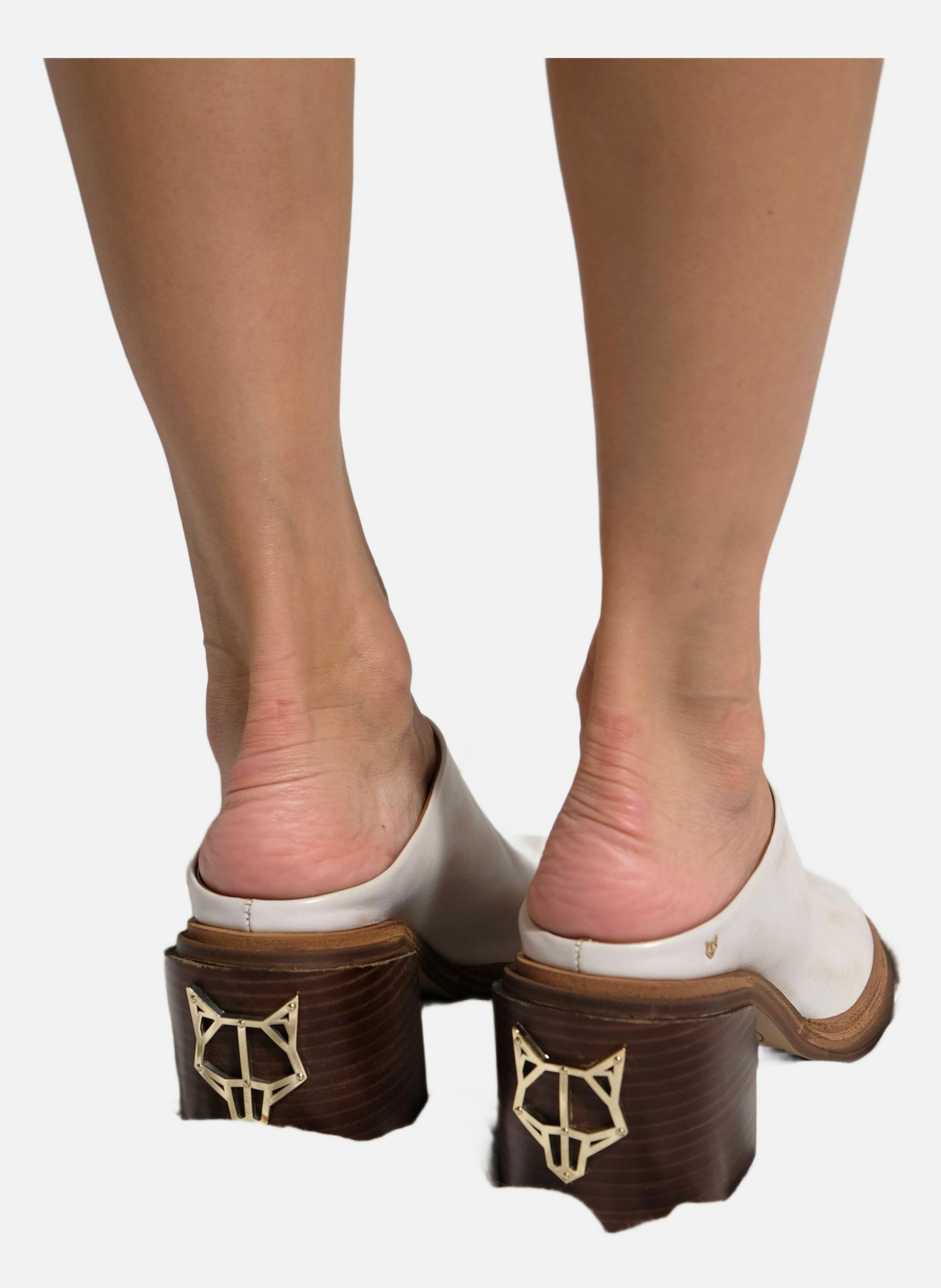 Mules nova NAKED WOLFE Blanc