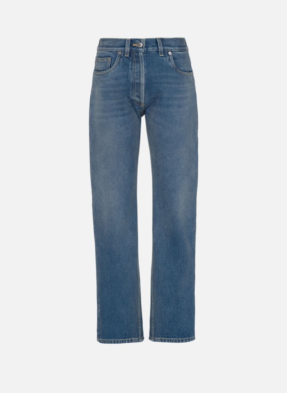 Jean cinq poches en denim bio Bleu by PRADA PRADA Jean cinq poches en denim bio Bleu
