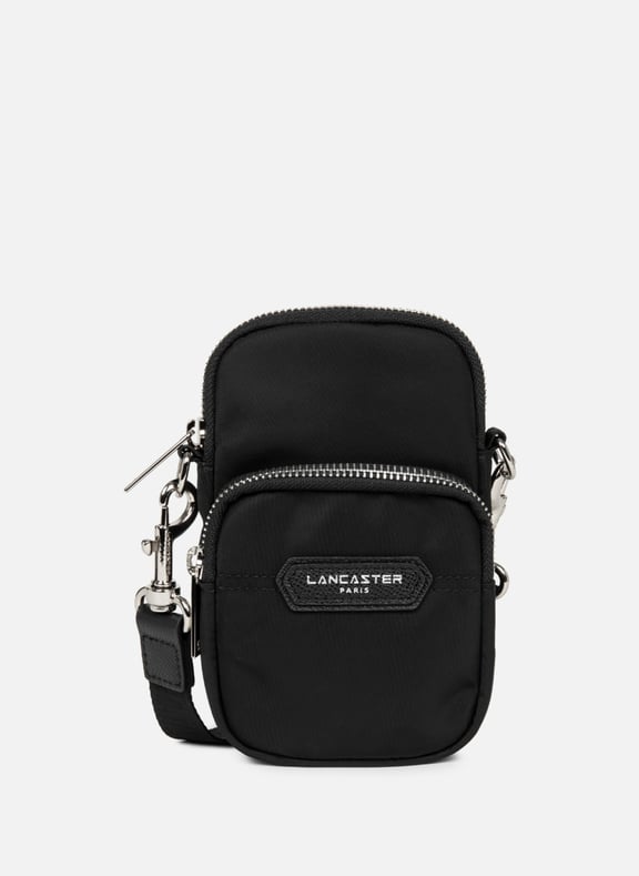 Mini sac reporter - basic premium Noir by LANCASTER LANCASTER Mini sac reporter - basic premium Noir