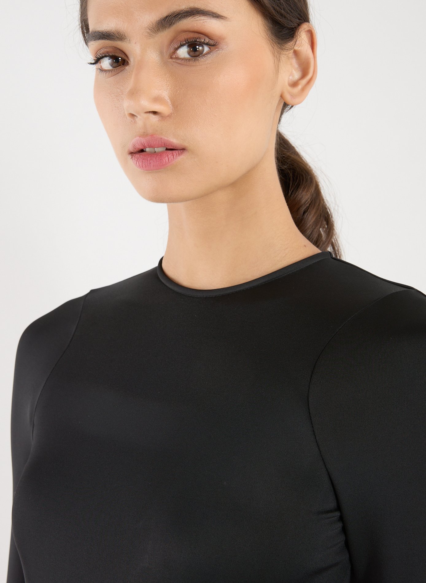 Long bodycon dress VICTORIA BECKHAM Black