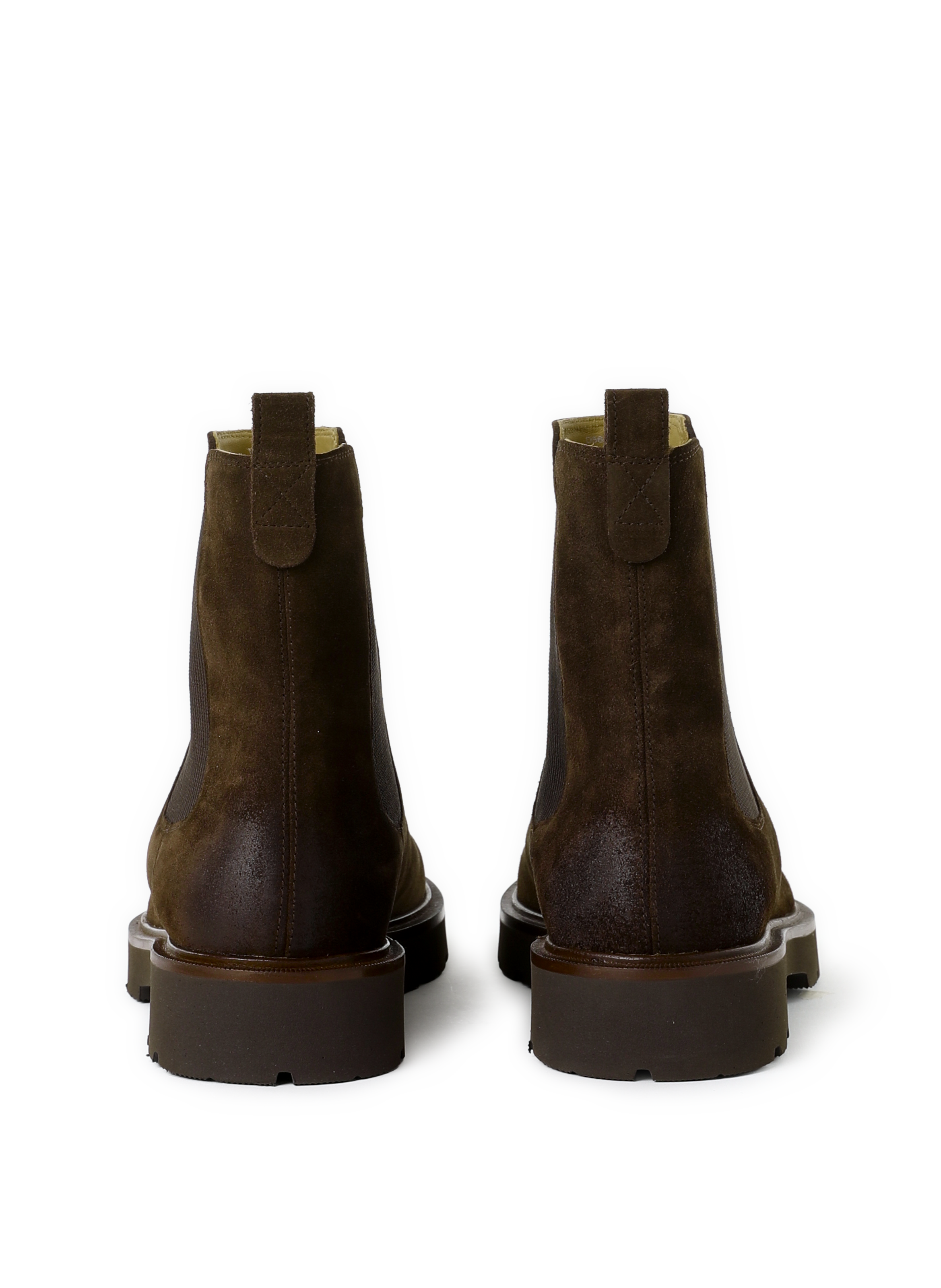 Norize leather mixed boots GEOX Brown
